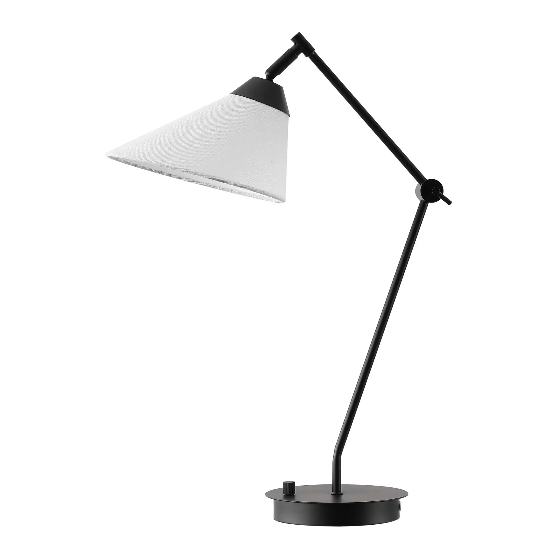 Charli Table Lamp in Black, detail view