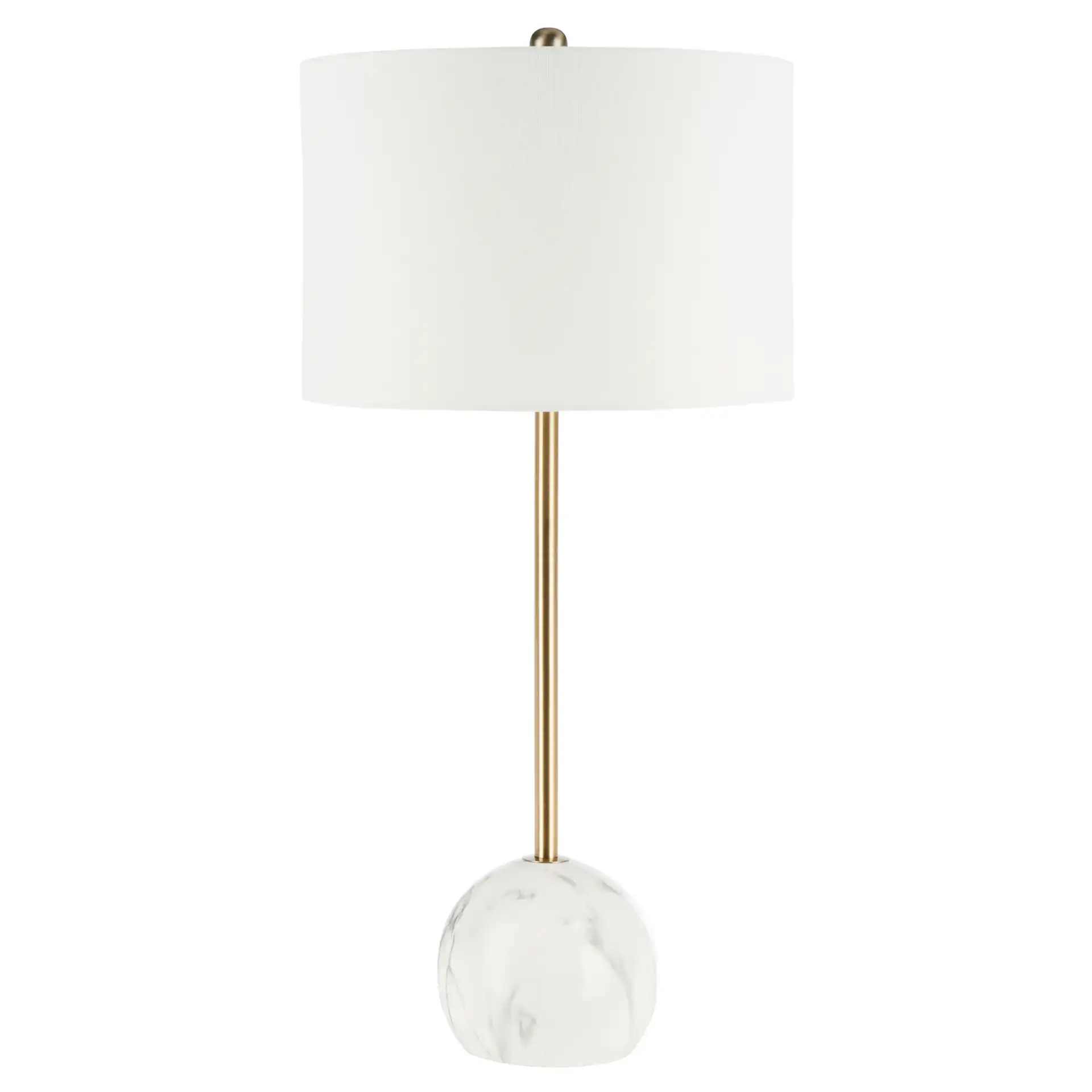 Kyrene Table Lamp in White, detail view