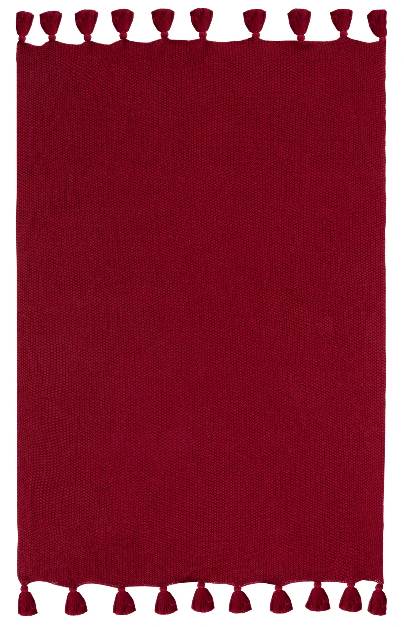 Brantley Throw in Orange, detail view