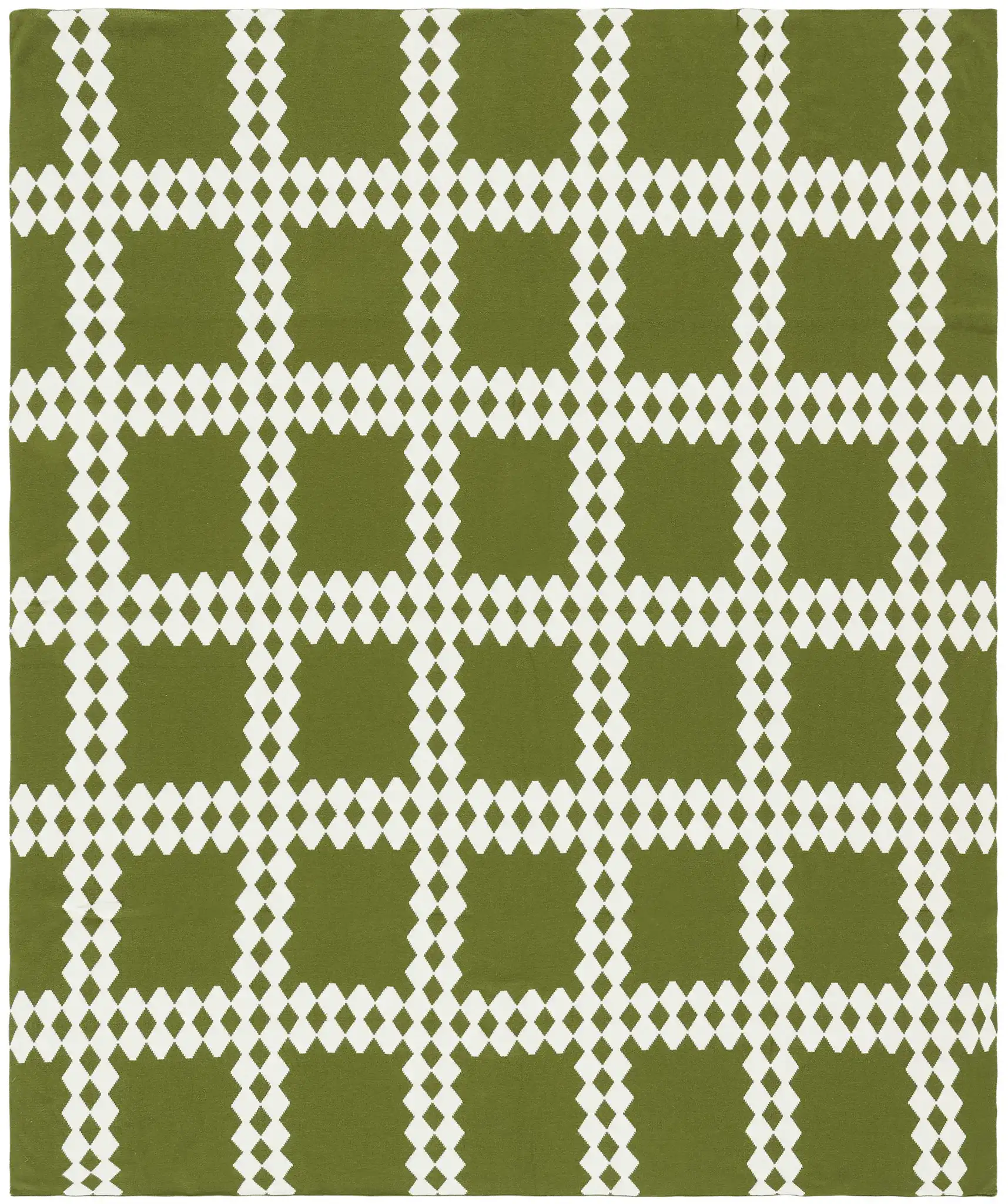 Zhuri Throw in Black / Ivory, detail view