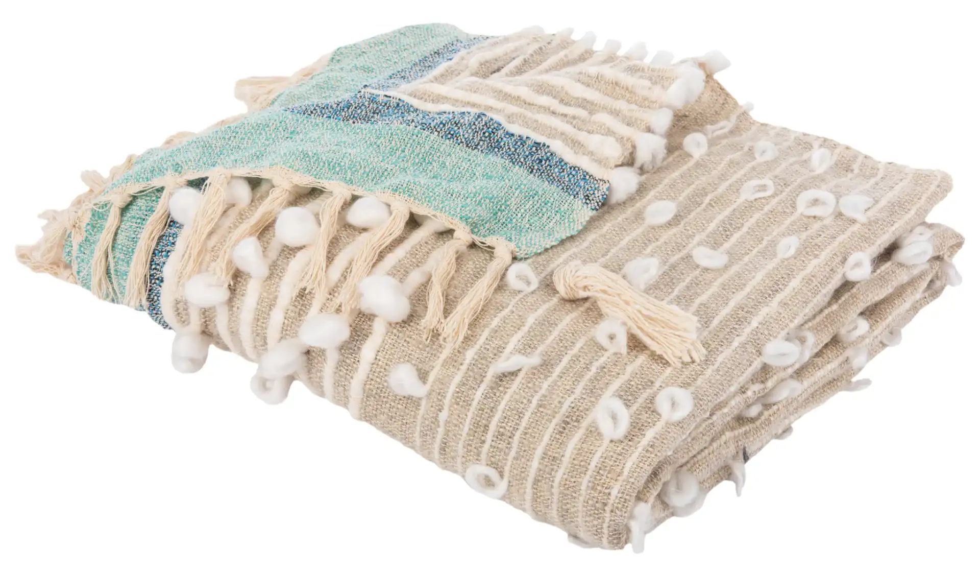 Popper Throw in Assorted, detail view