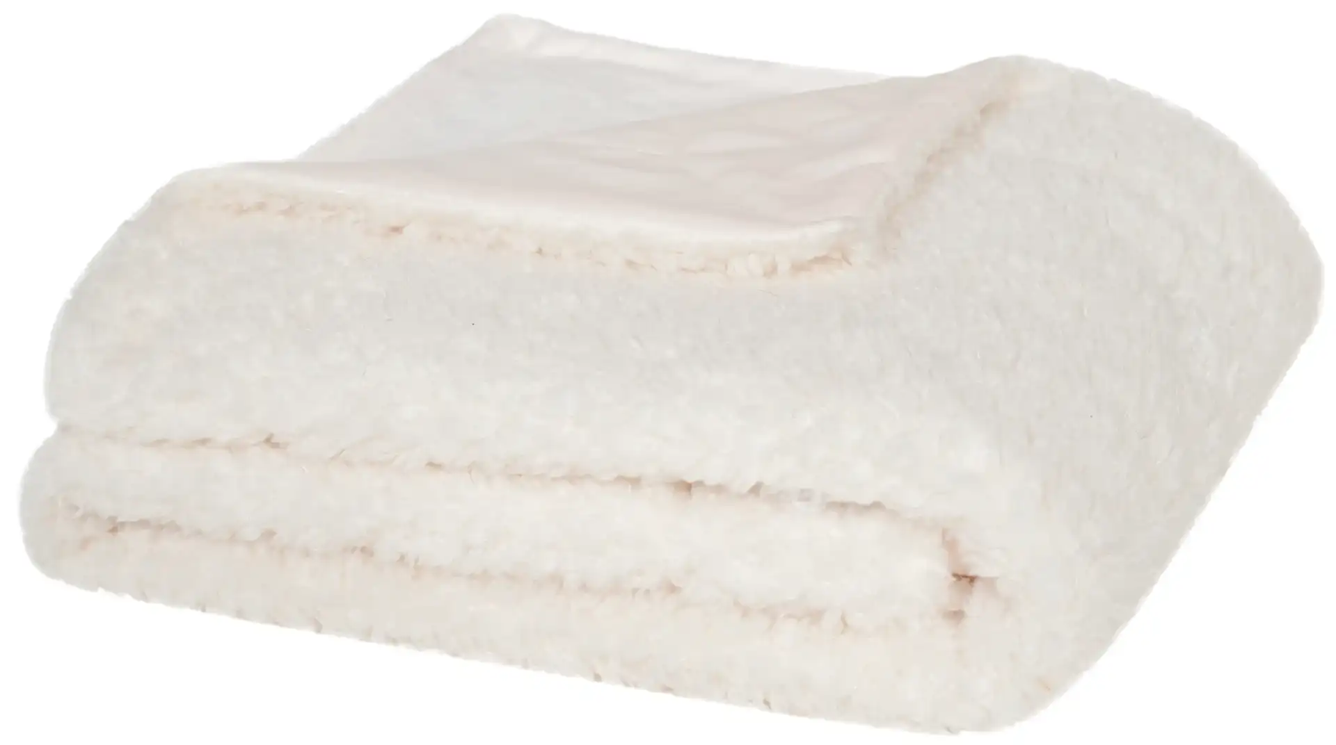 Marshmallow Throw in Cream, detail view