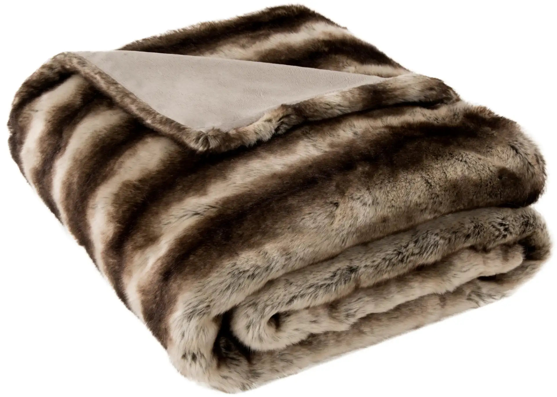 Coco Striped Throw in Light Blue