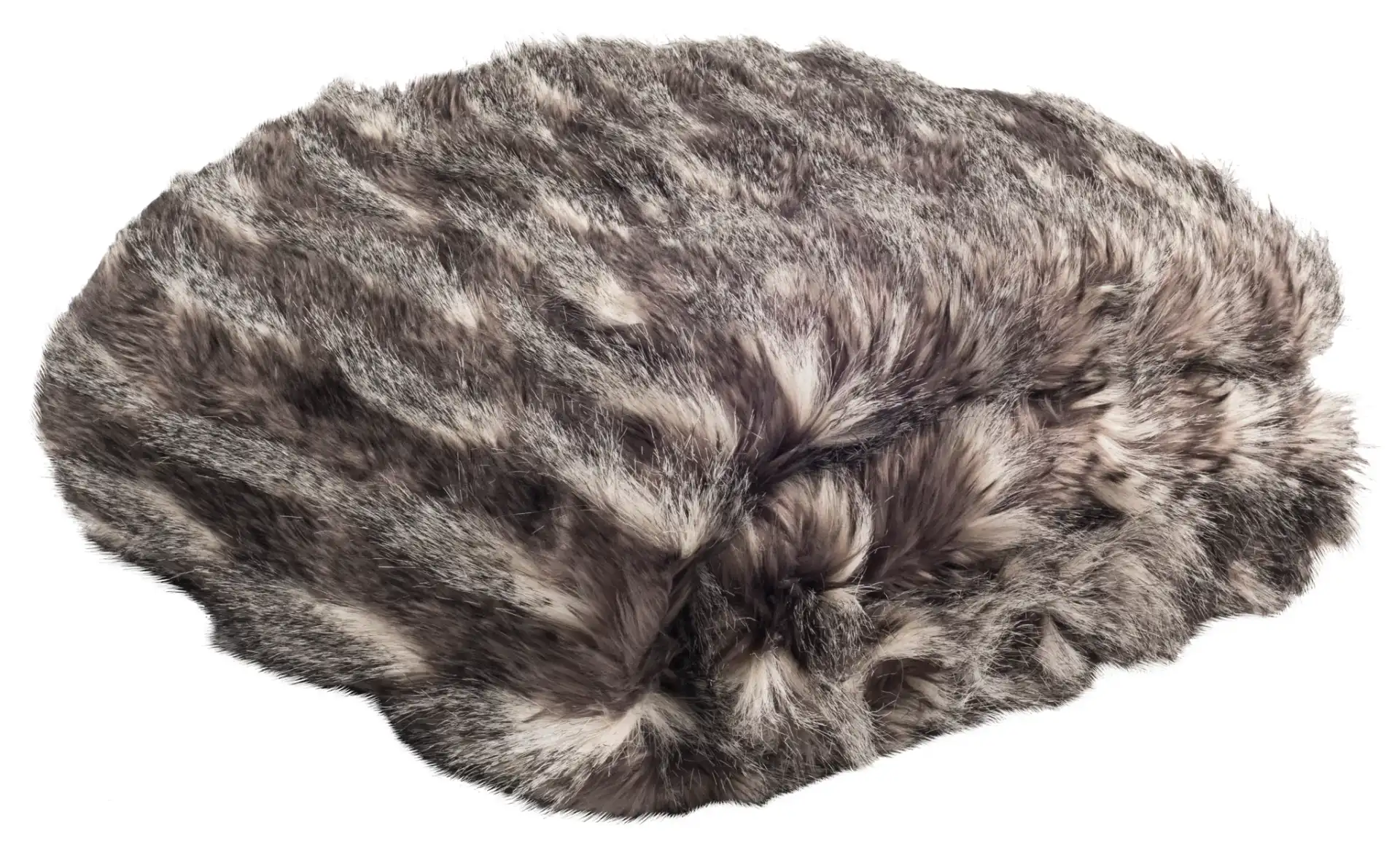 Faux Pheasant Throw in Navy