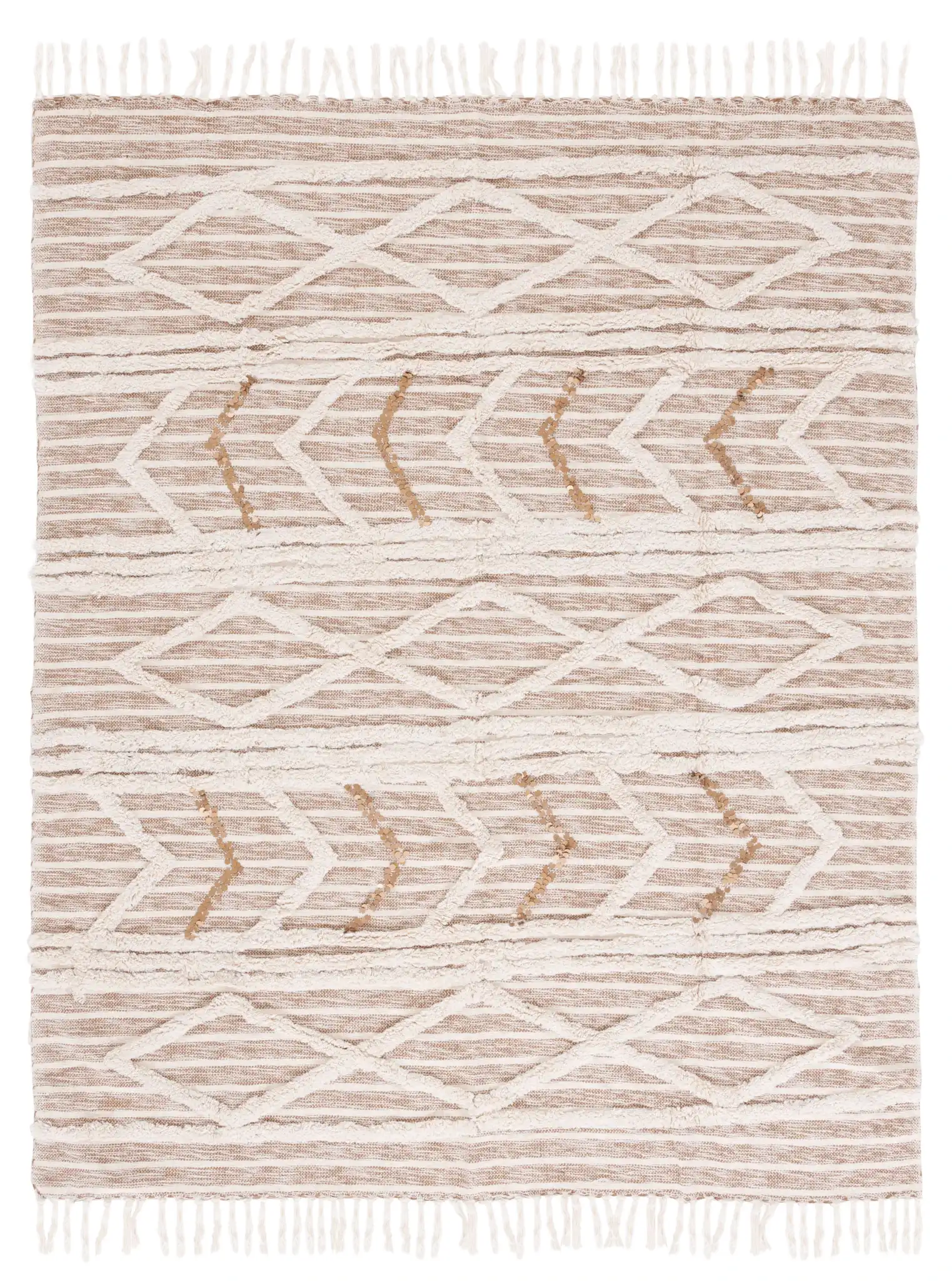 Renali Throw in Gold, detail view