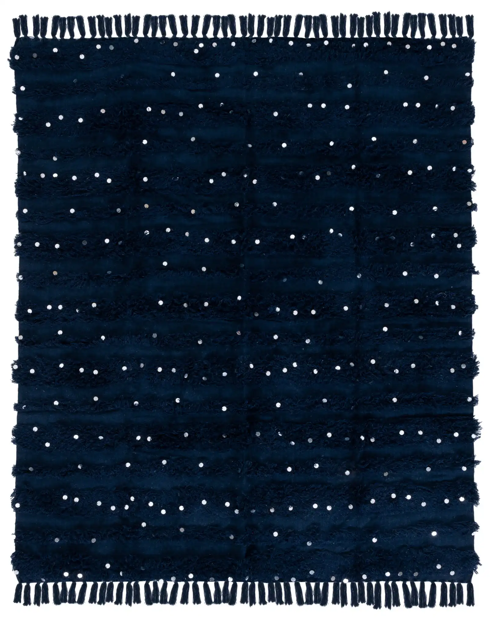 Norlen Throw in White, detail view