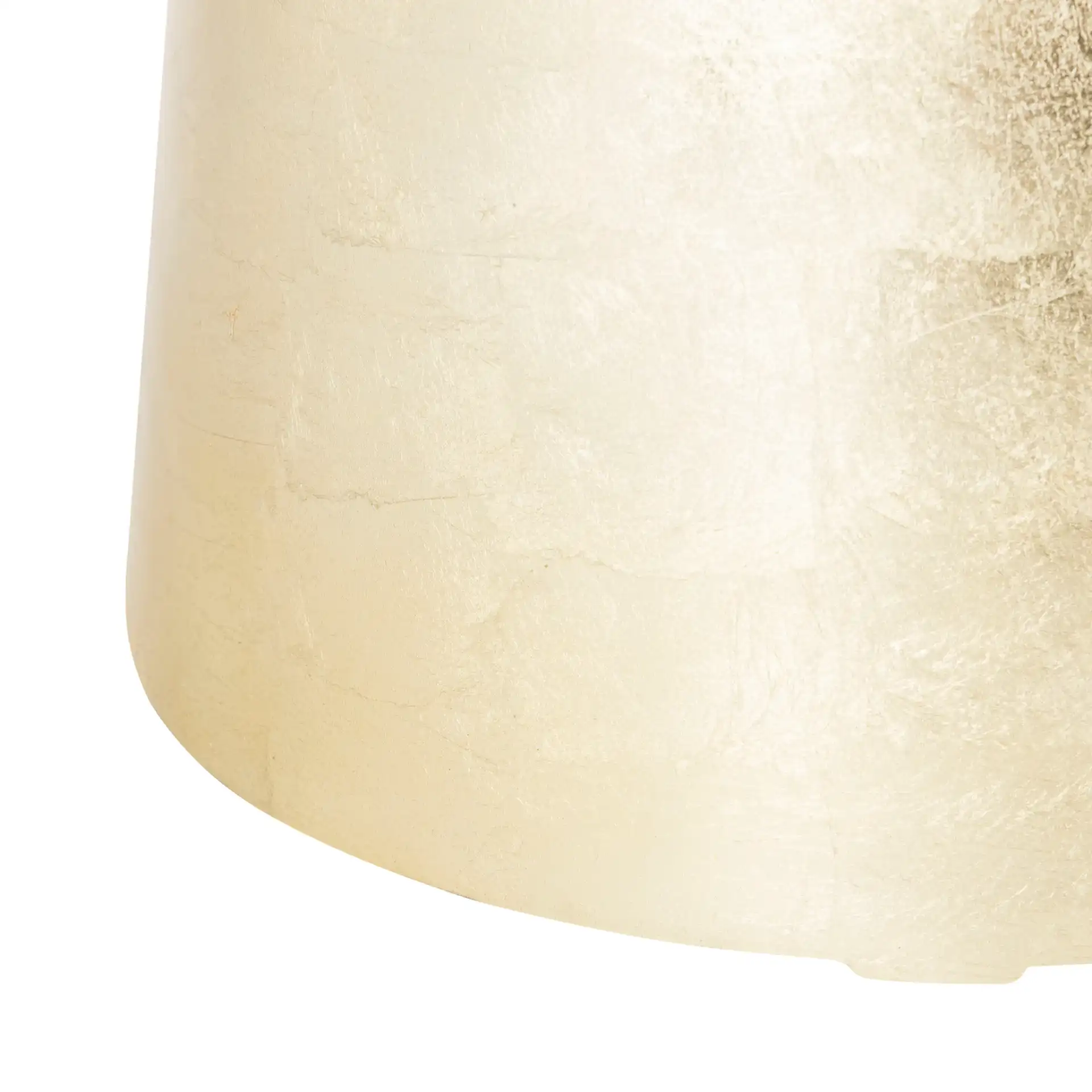 Fae Mosaic Top Round Side Table in Pink Champagne / Gold, detail view