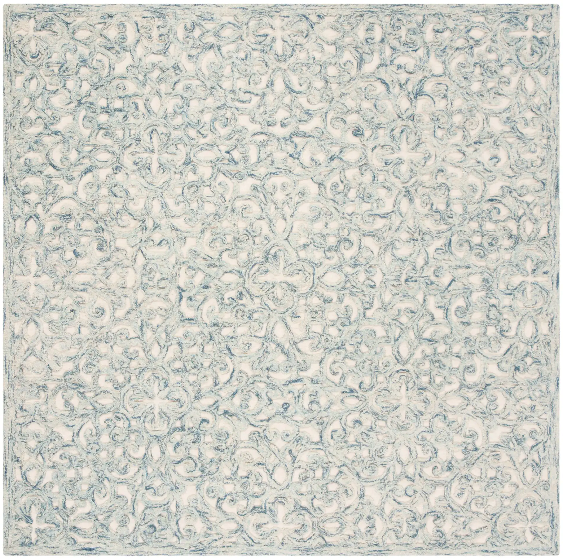 Blue / Ivory