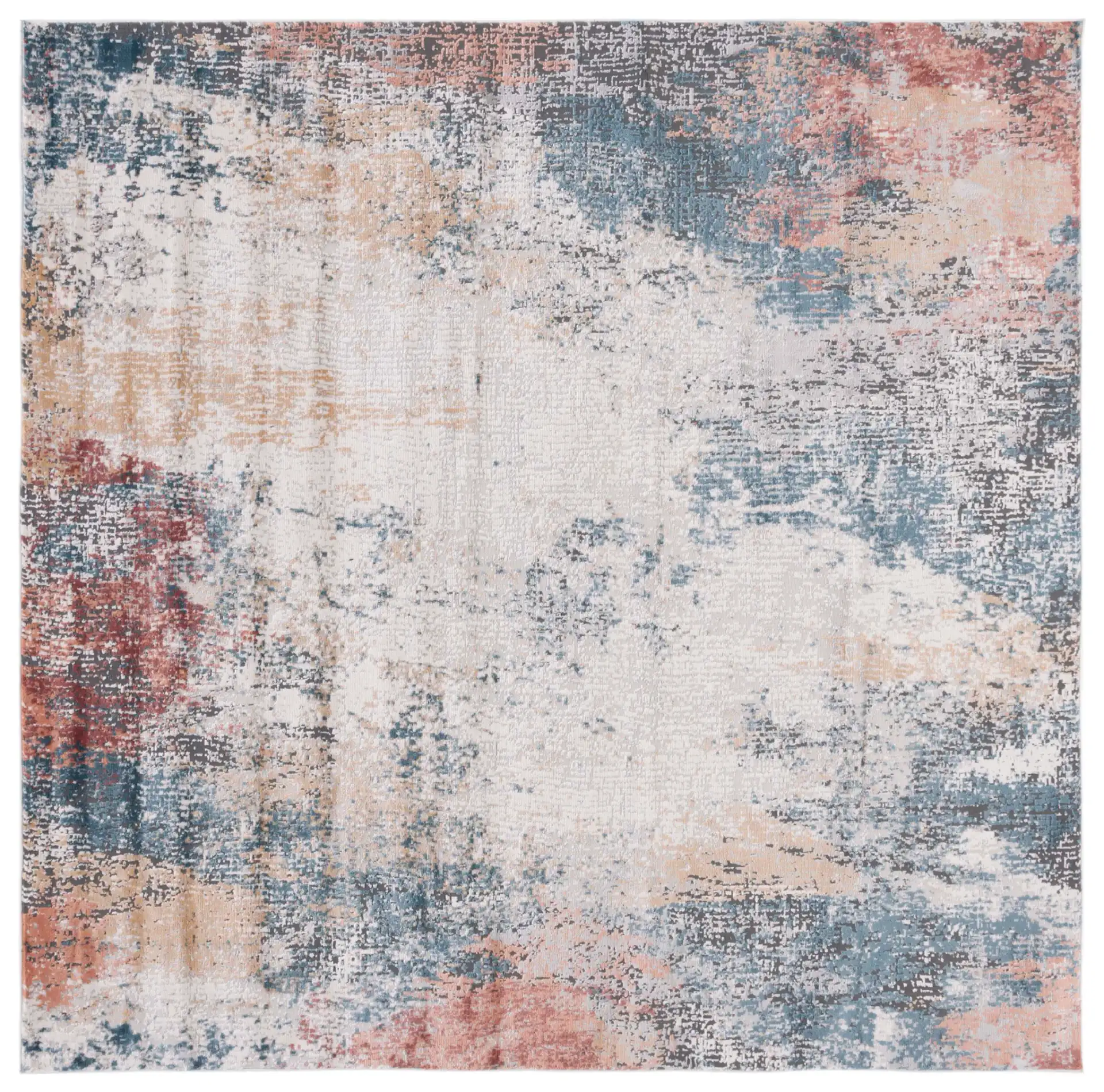 Ivory / Blue Rust