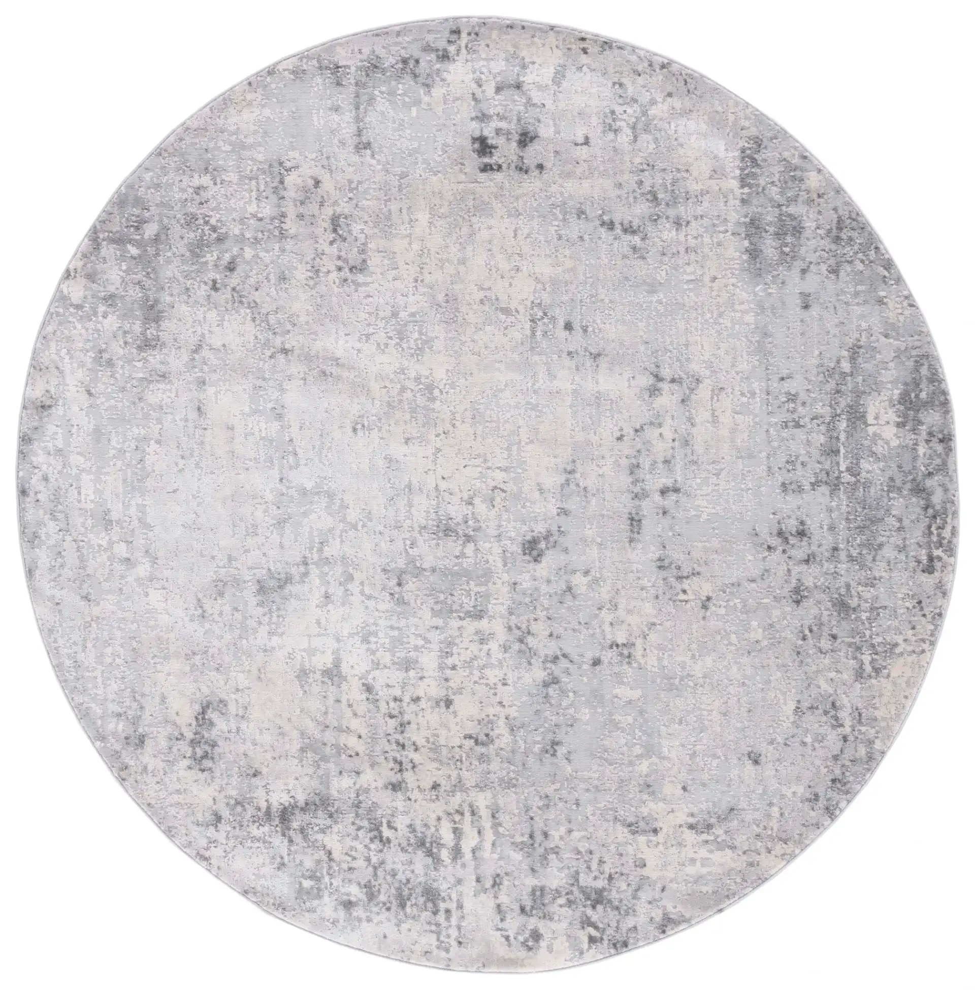 Vogue Weathered Abstract Rug in Gray / Light Gray