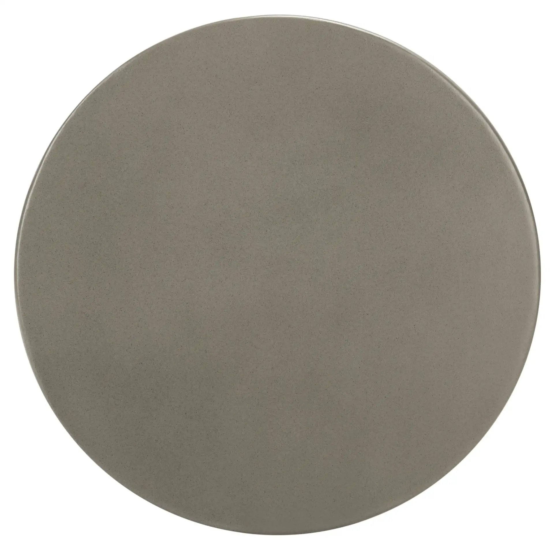 Kavita Concrete Accent Stool in Dark Gray, detail view
