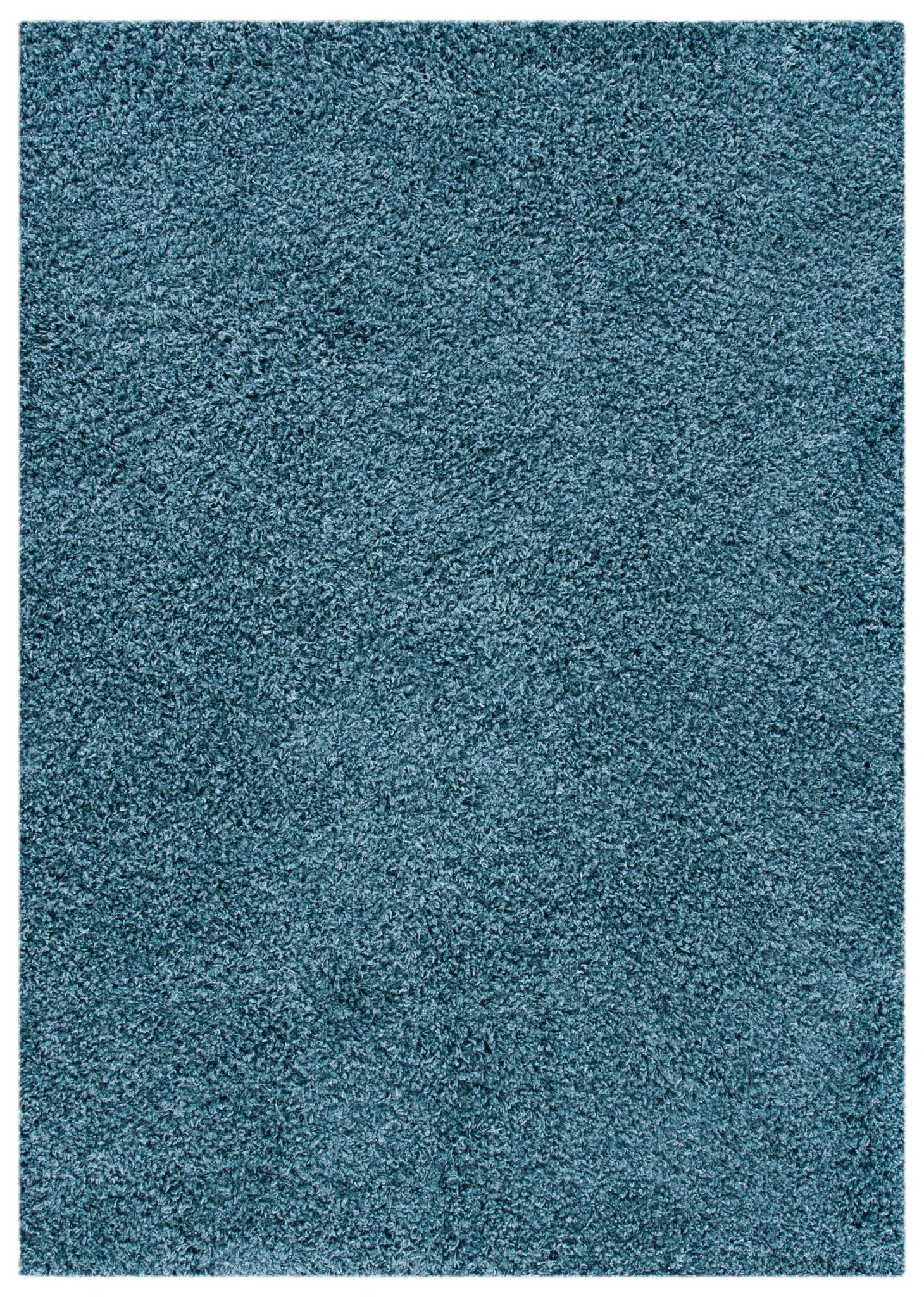 Venus Solid Shag Rug in Blue