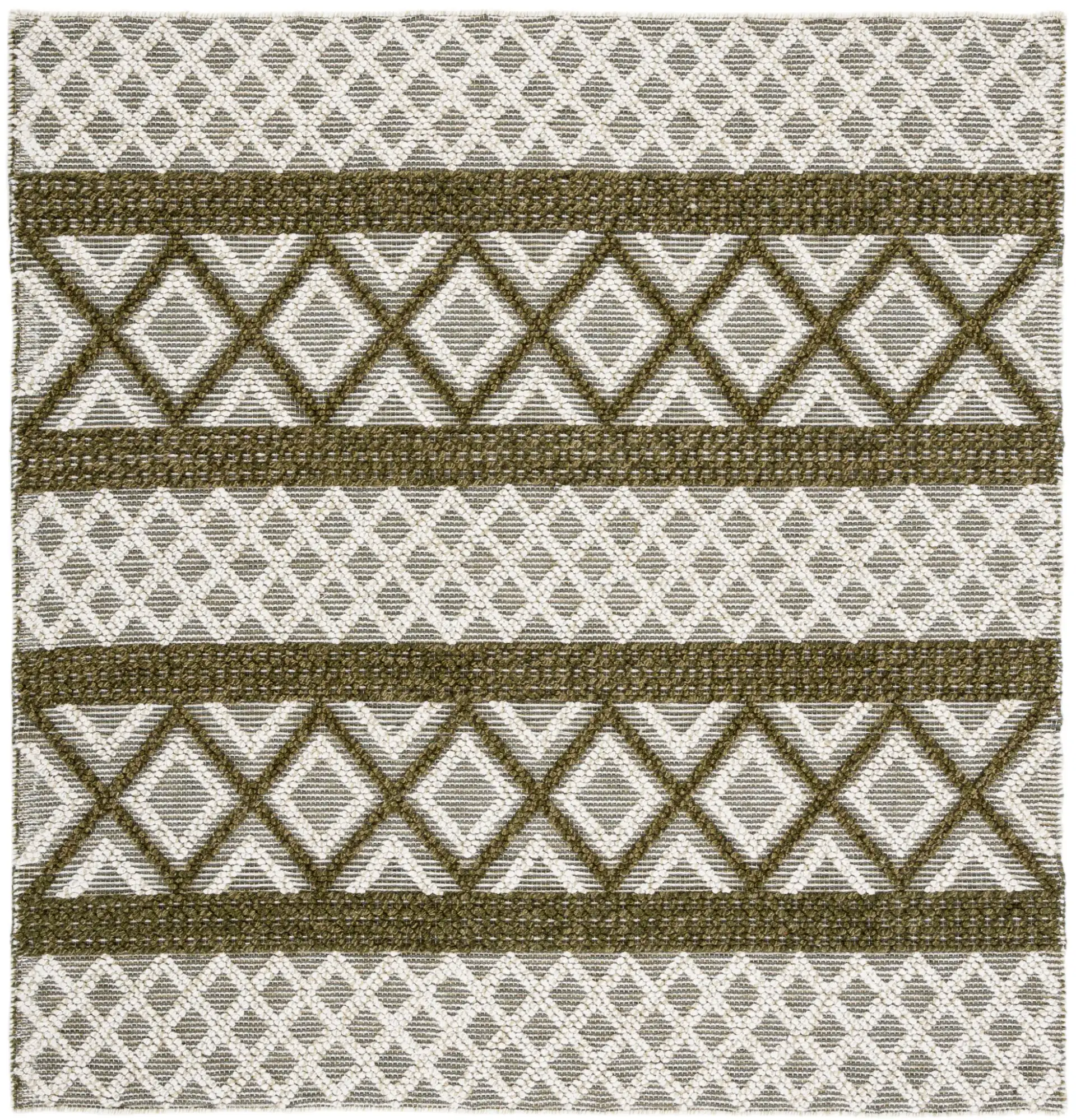 Ivory / Dark Green