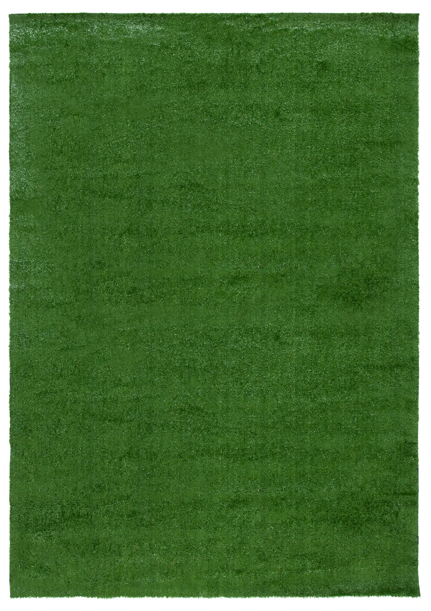 Turf Solid Runner Outdoor Rug in Green, detail view