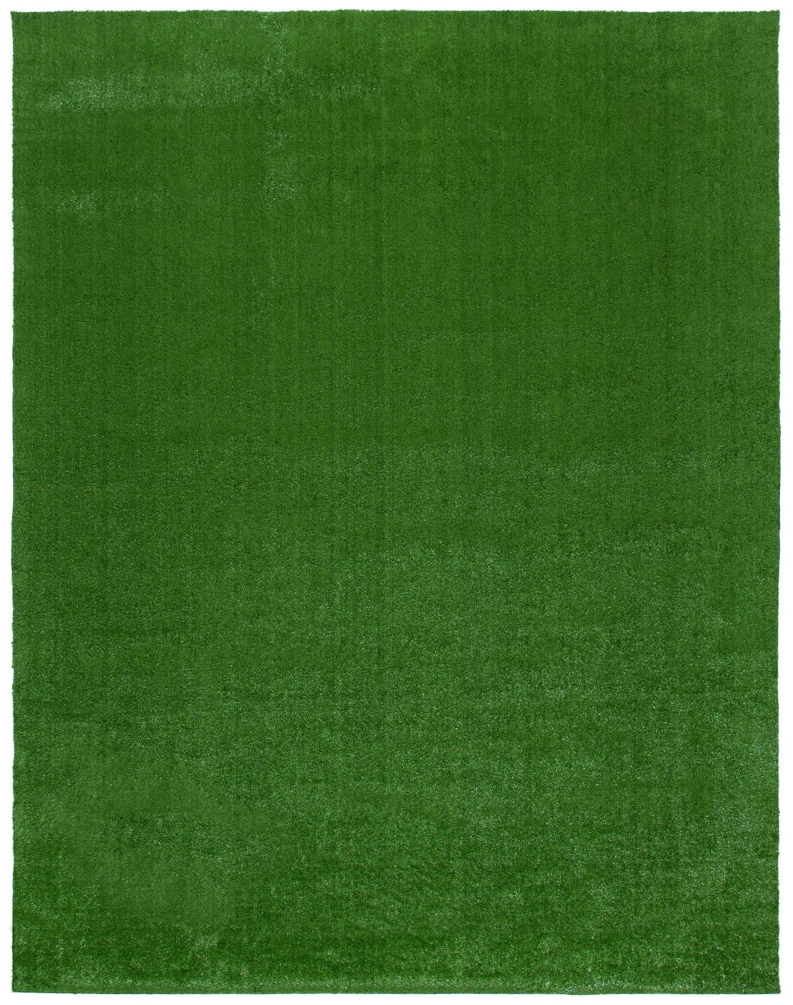 Turf Solid Runner Outdoor Rug in Green, detail view