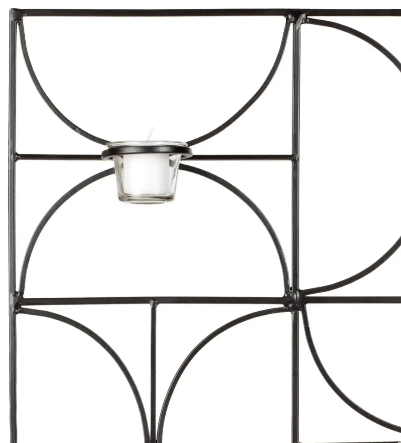 Votive Wall Decor in Black, detail view