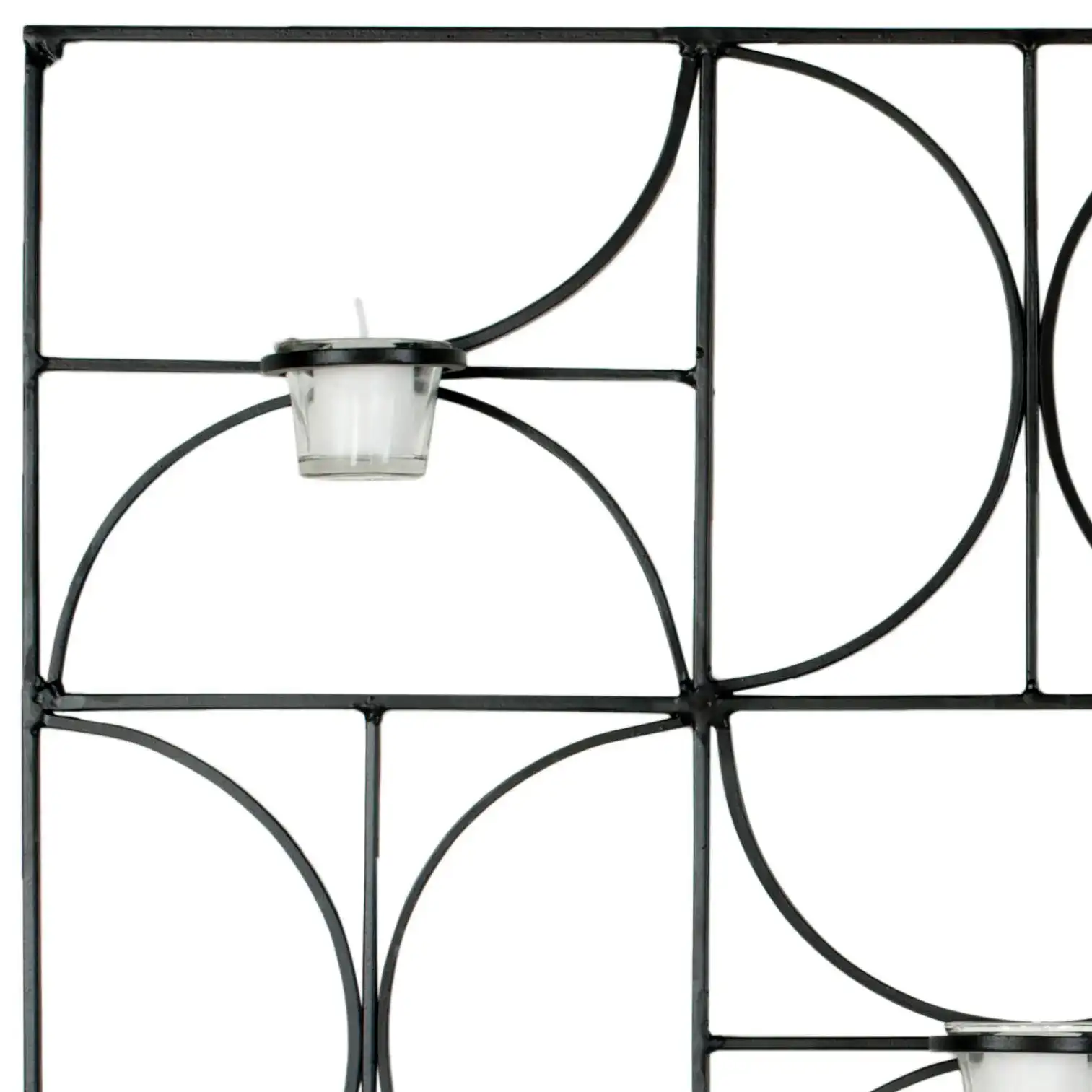 Votive Wall Decor in Black, detail view