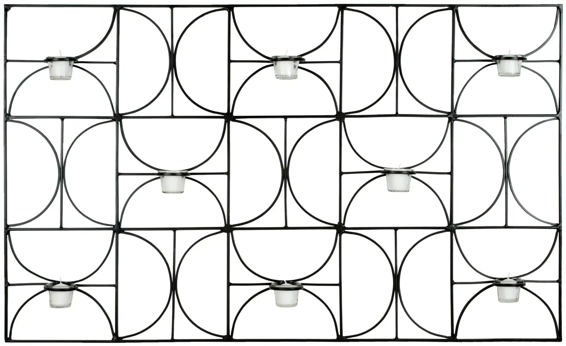 Votive Wall Decor in Black