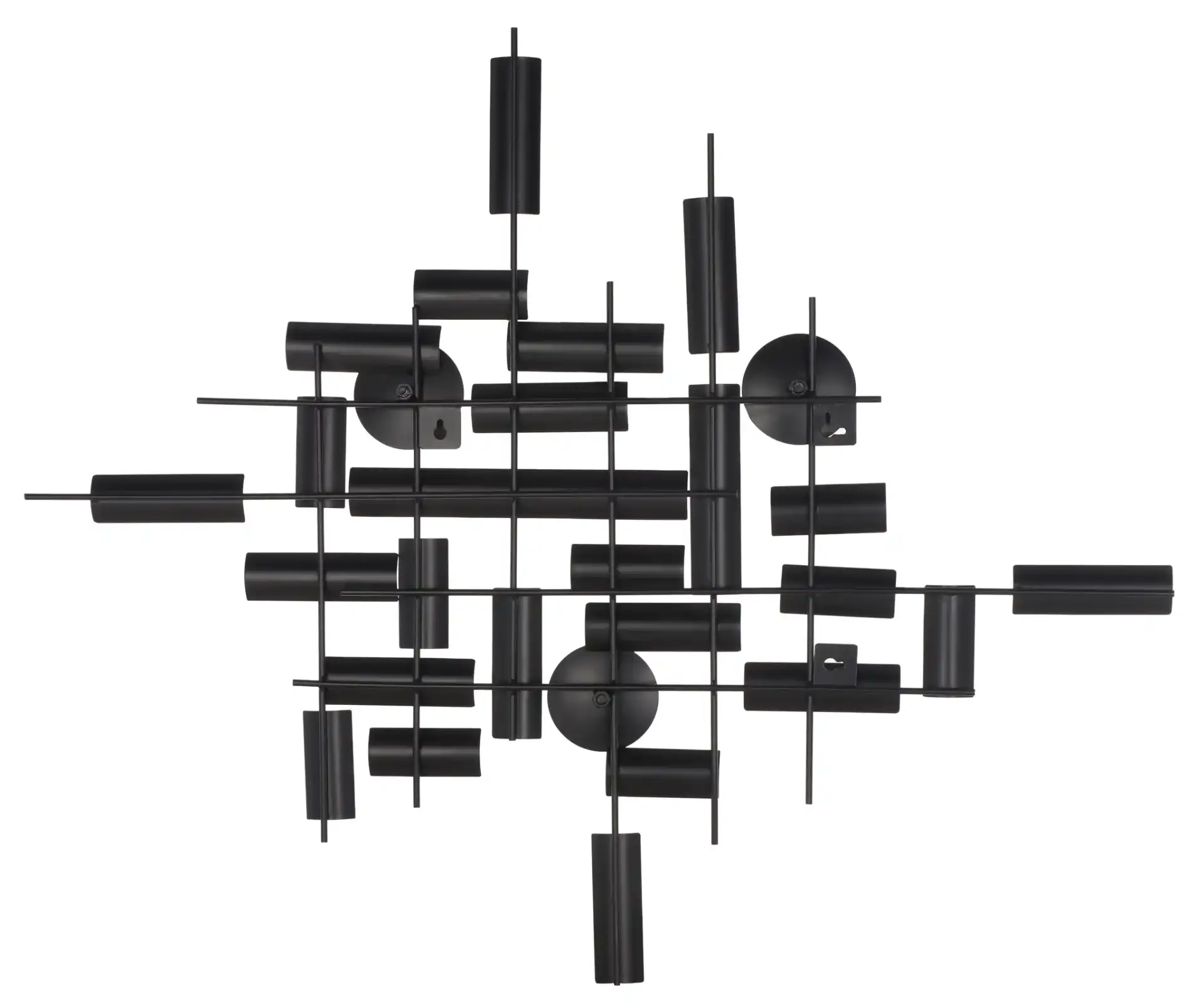 Nevaeh 34.5" Wall Decor in Antique Silver, detail view