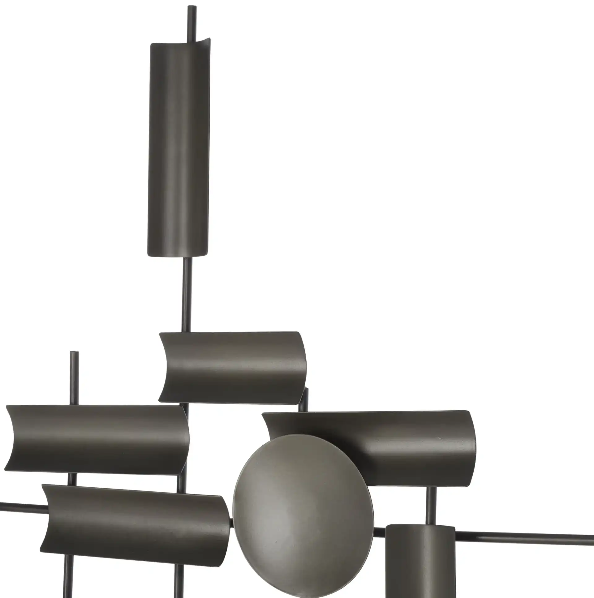 Nevaeh 34.5" Wall Decor in Antique Silver in a styled room
