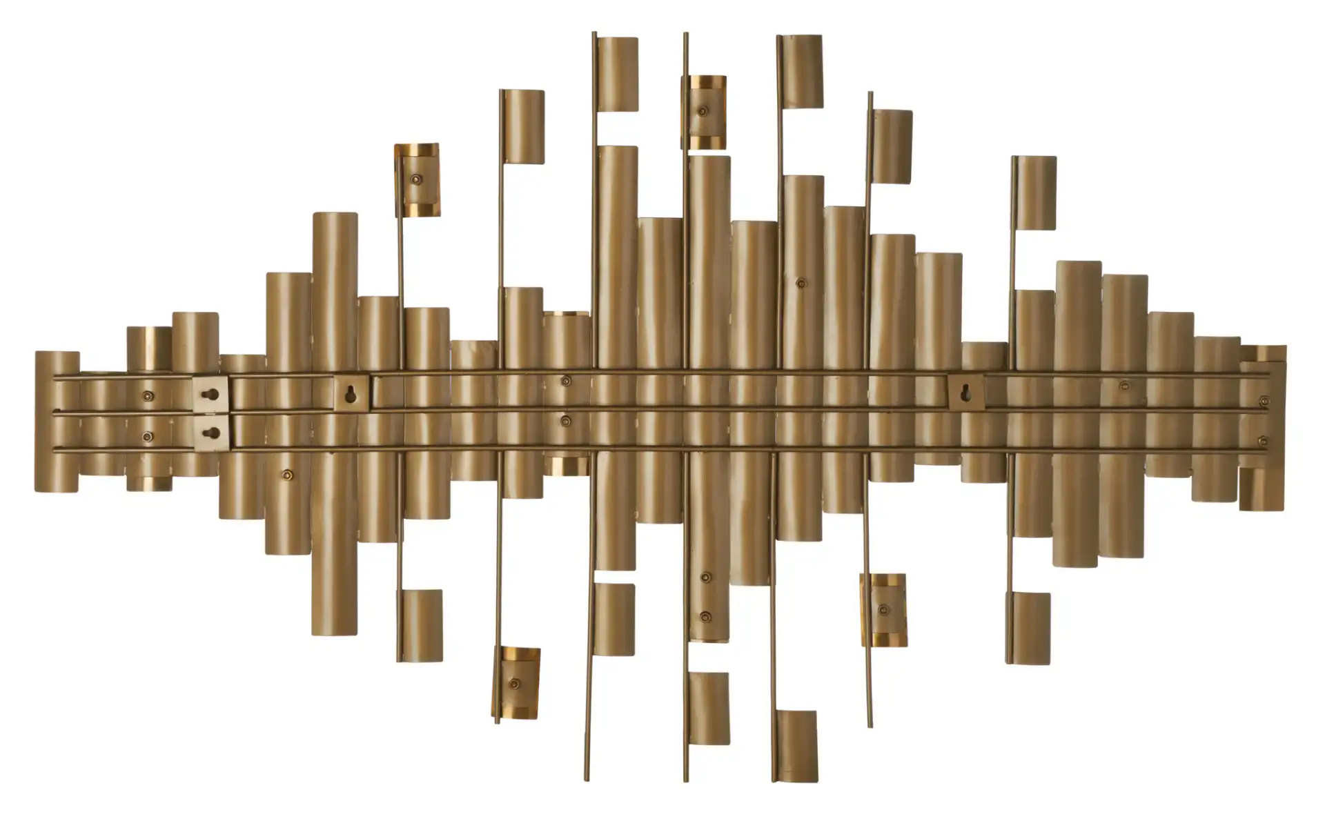 Rena Wall Decor in Antique Brass, detail view