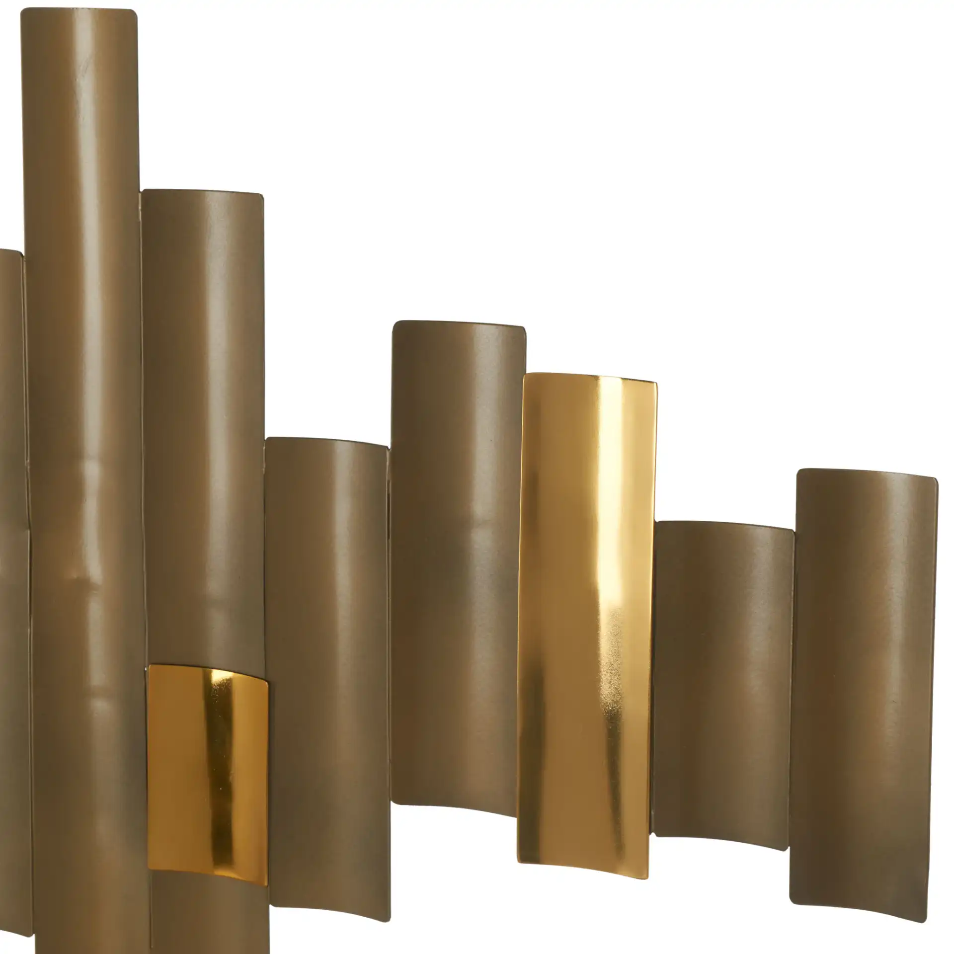 Rena Wall Decor in Antique Brass in a styled room