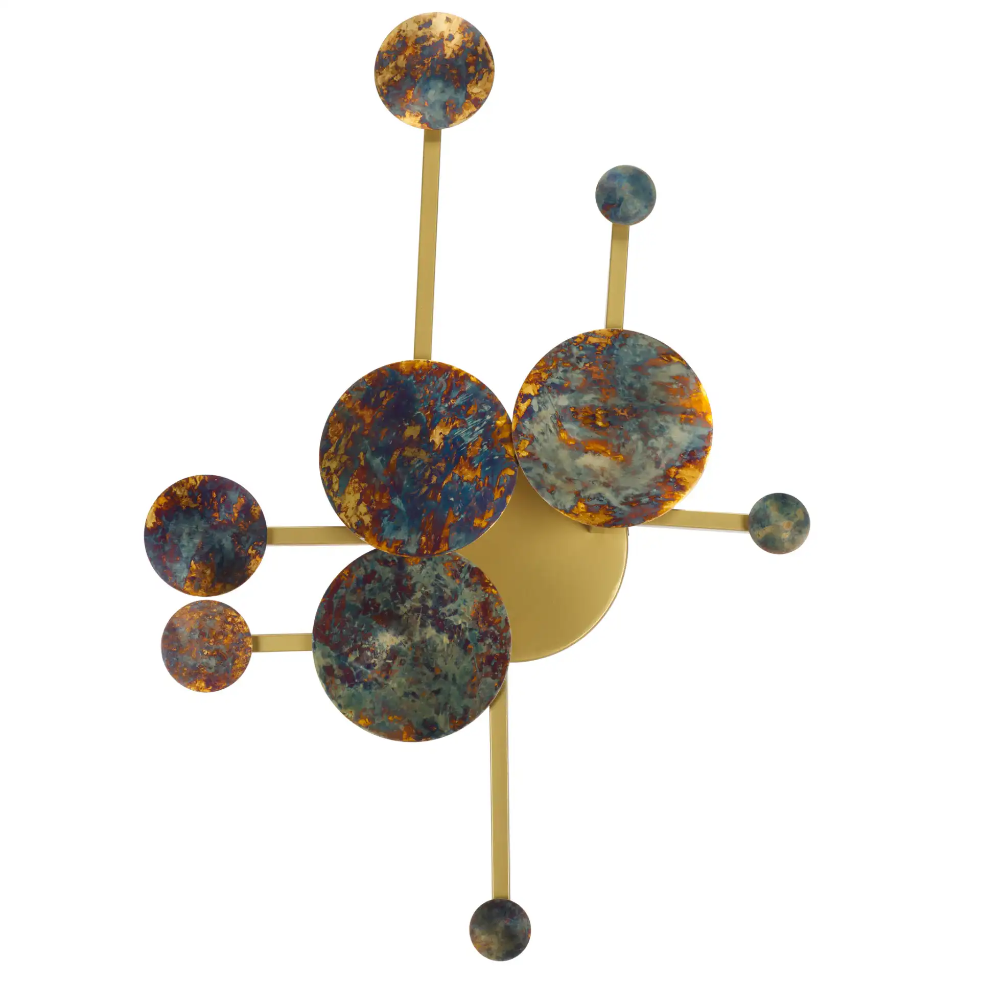 Ralsei 22" Wall Decor in Antique Brass, detail view