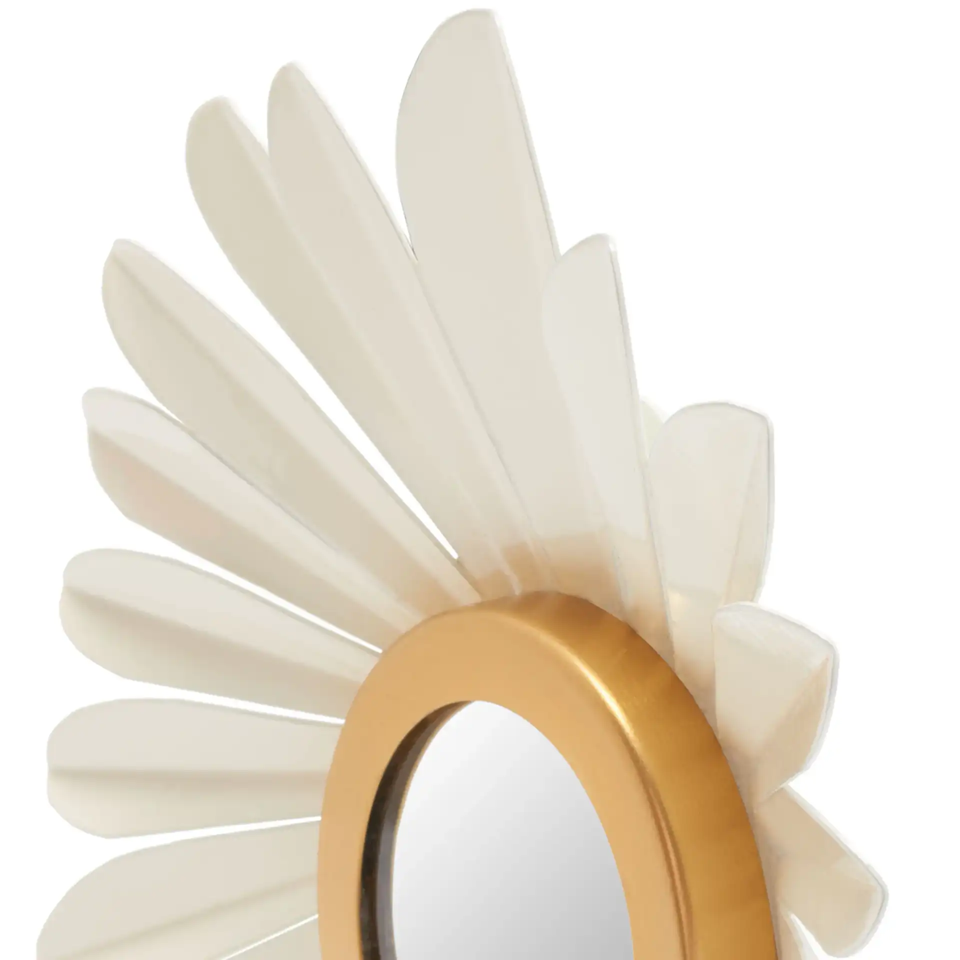 Hermia Three-Piece Wall Decor Set in Ivory / Gold in a styled room