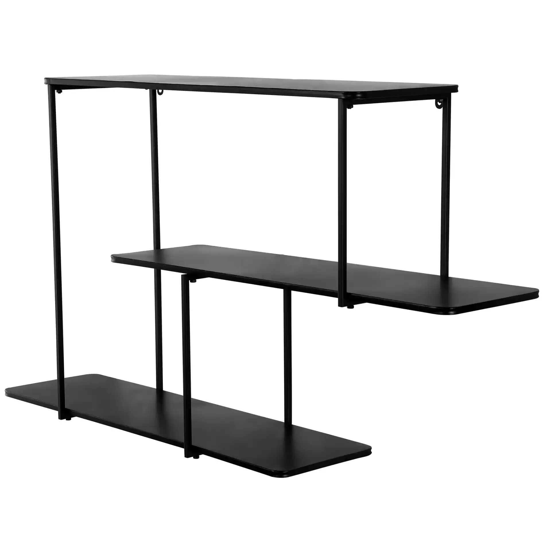 Anthe 45.25" Wall Shelf in White, detail view