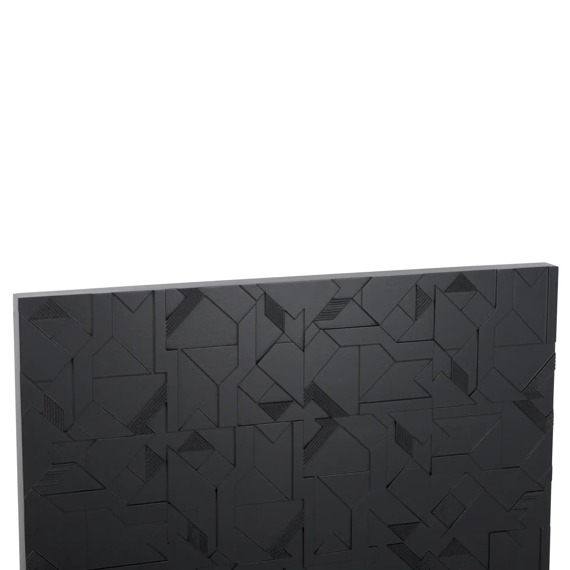 Emery Wall Decor in Black in a styled room