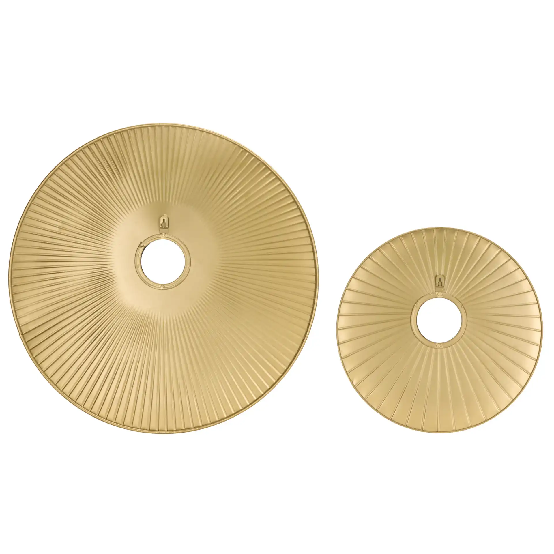Cathy Eclipse Discs (Set Of 2) in Gold / Black, detail view