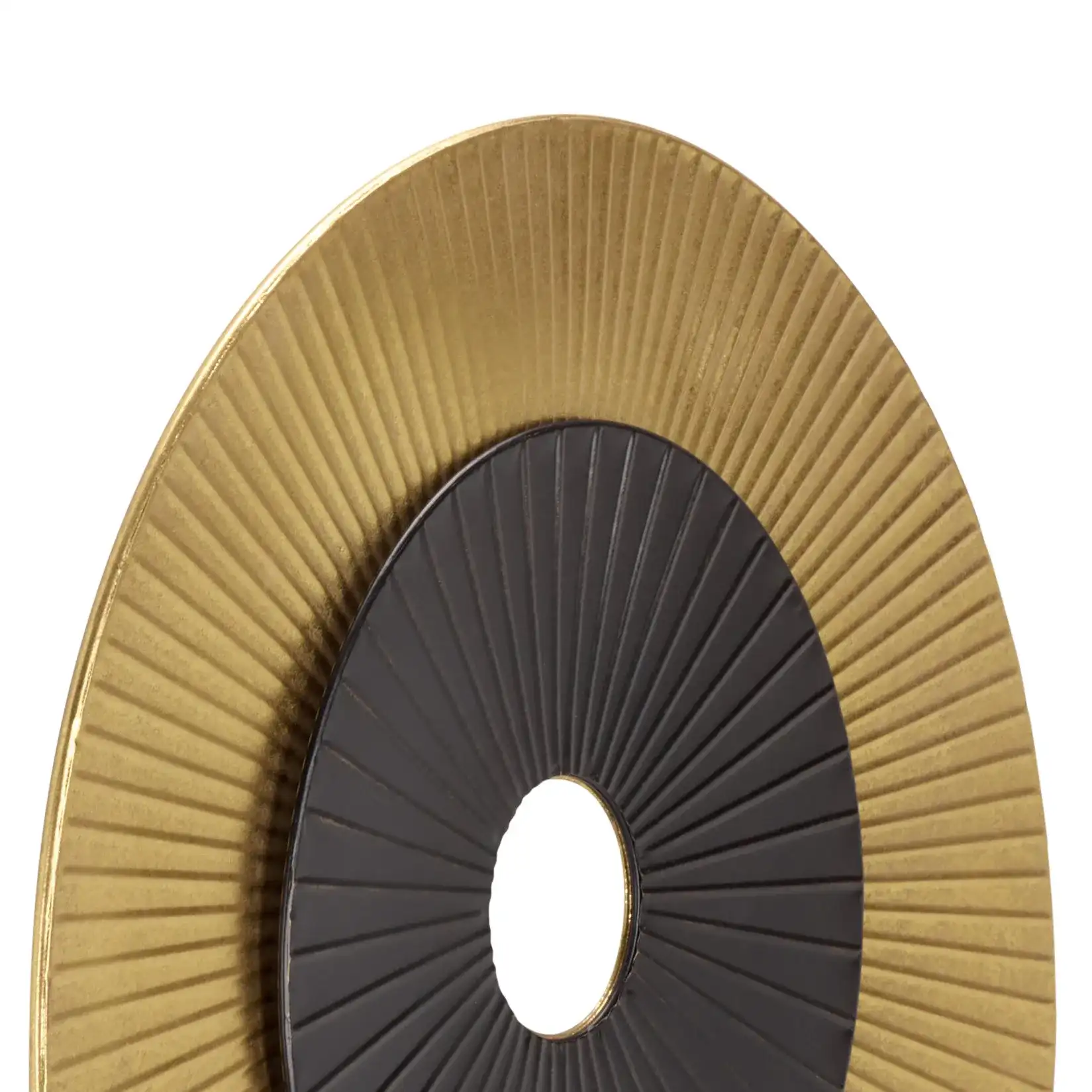 Cathy Eclipse Discs (Set Of 2) in Gold / Black in a styled room