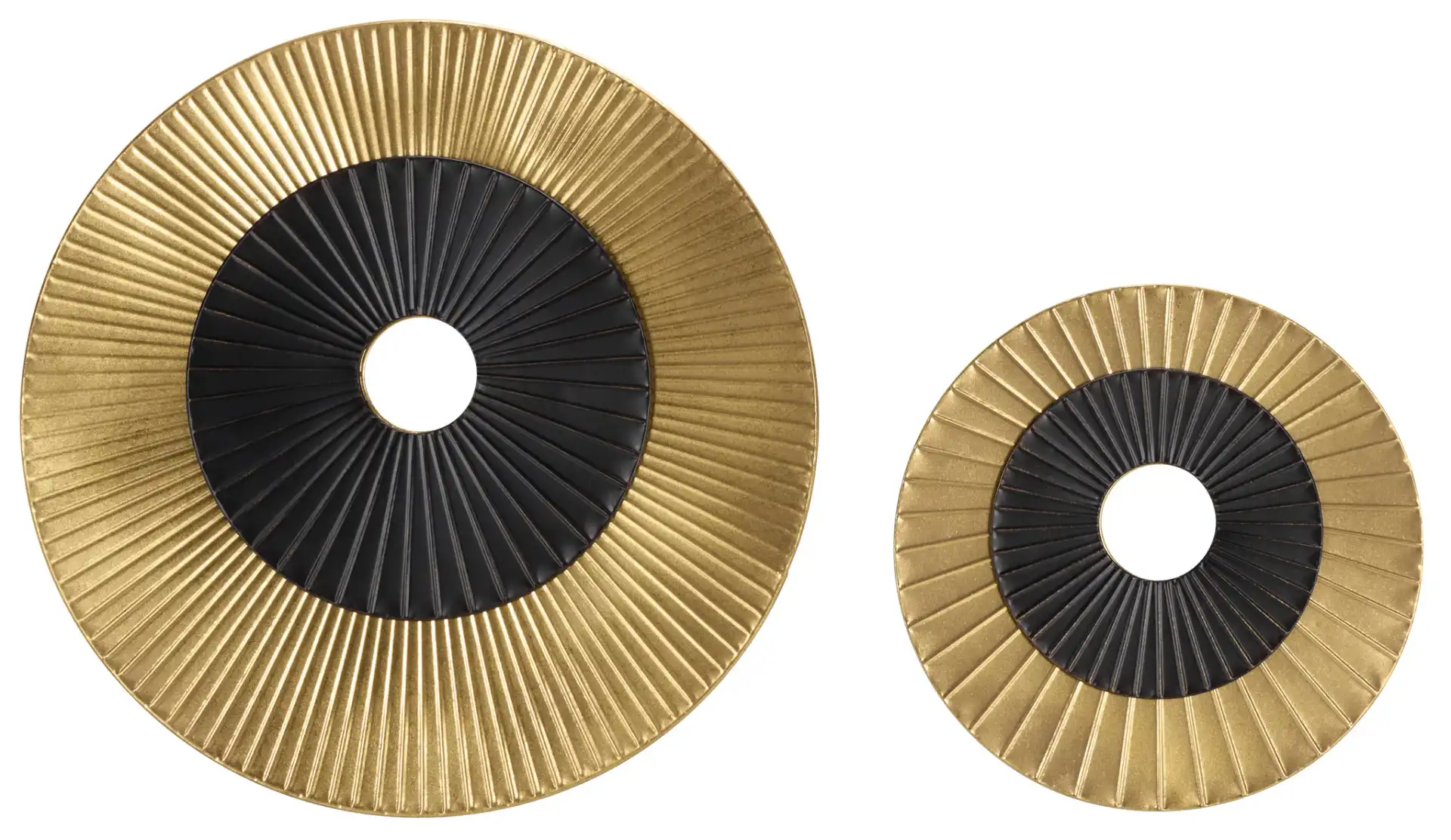 Cathy Eclipse Discs (Set Of 2) in Gold / Black