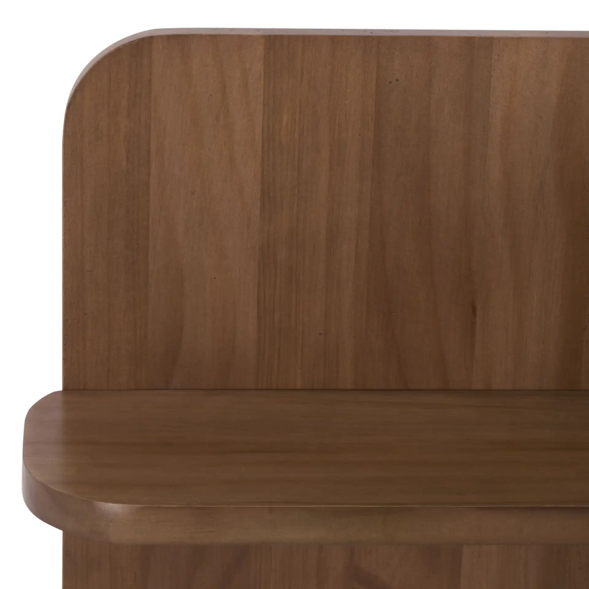 Tano Wall Shelf in Warm Brown in a styled room