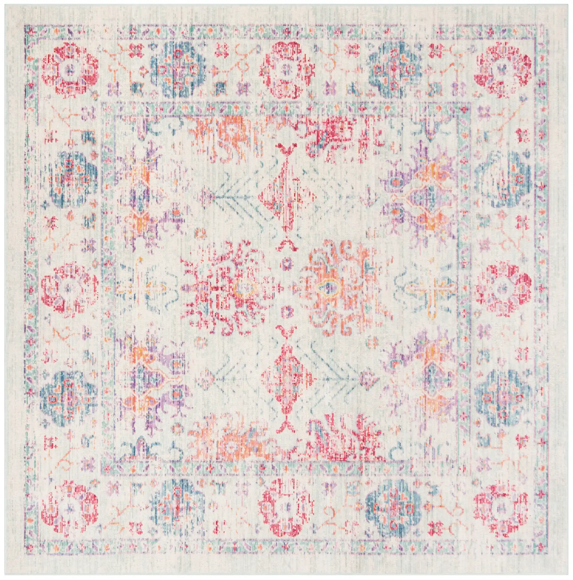 Ivory / Fuchsia