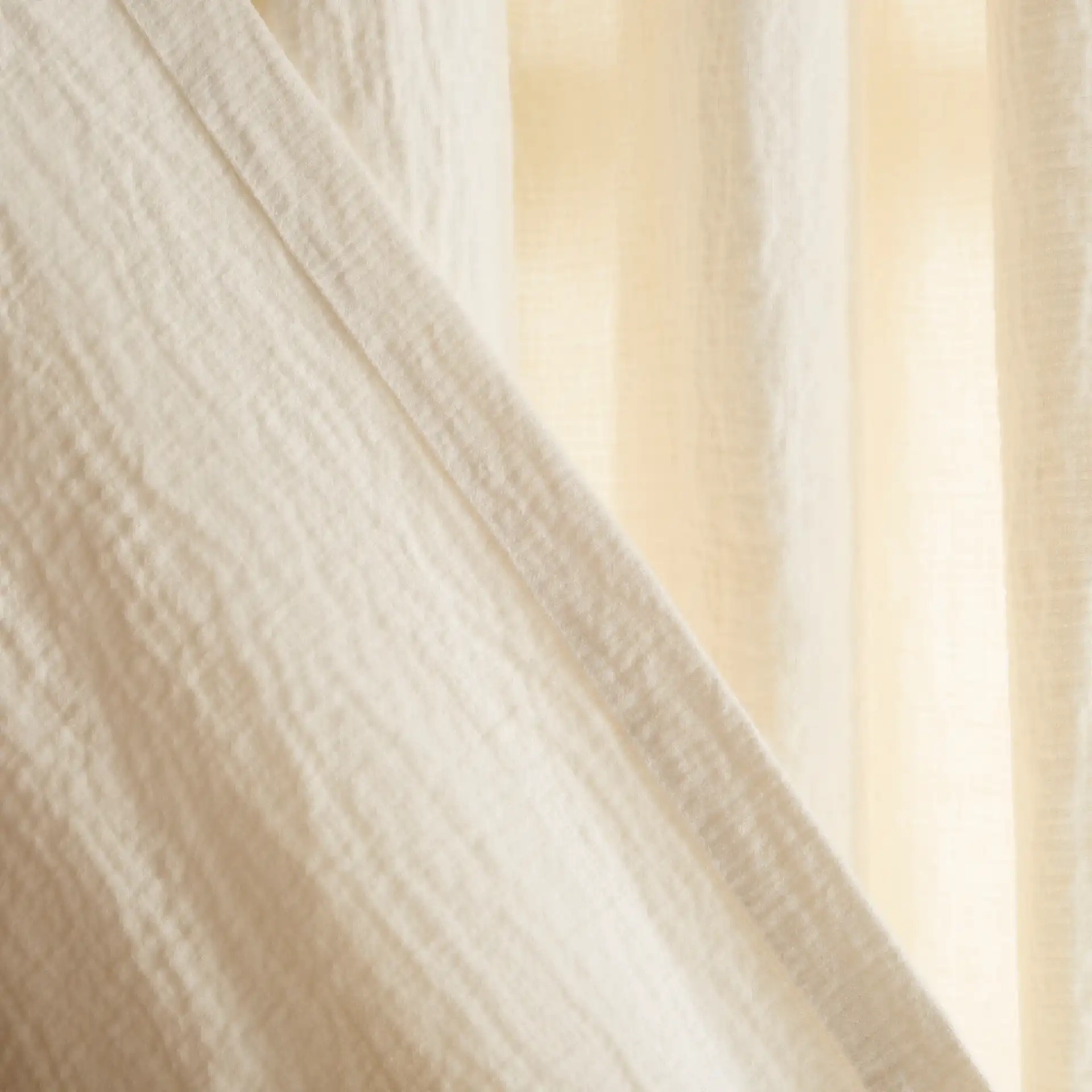Grevena Window Panel in Ivory, detail view
