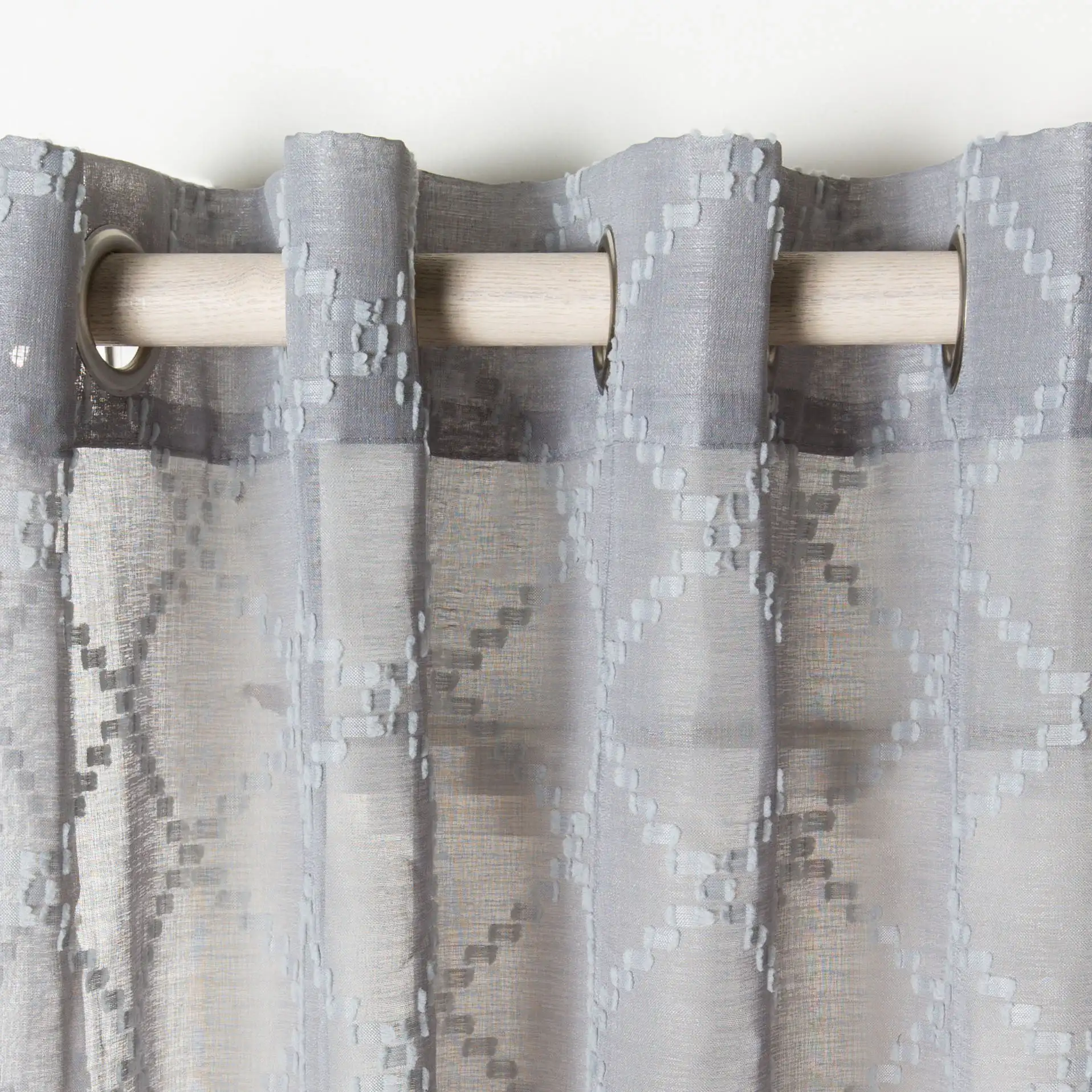 Gracie Window Panel in Gray