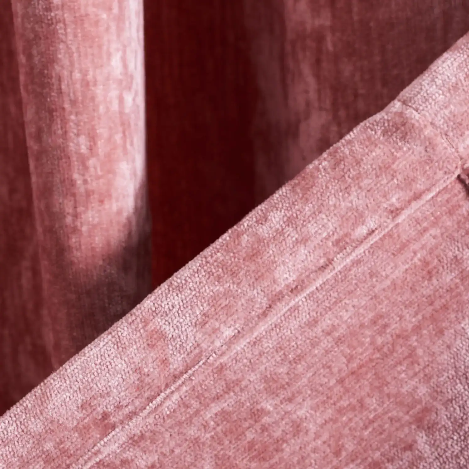 Voleria Window Treatment in Rose