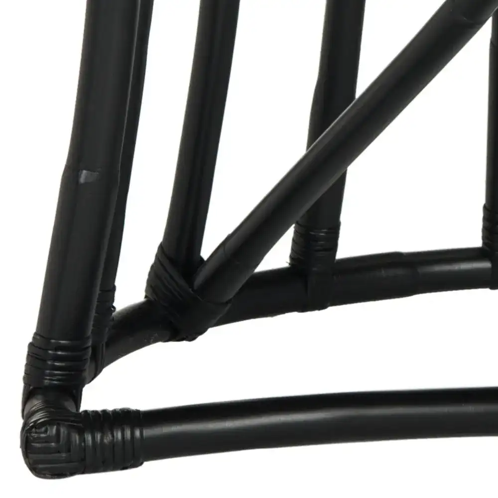 Bates Accent Chair in Black, detail view