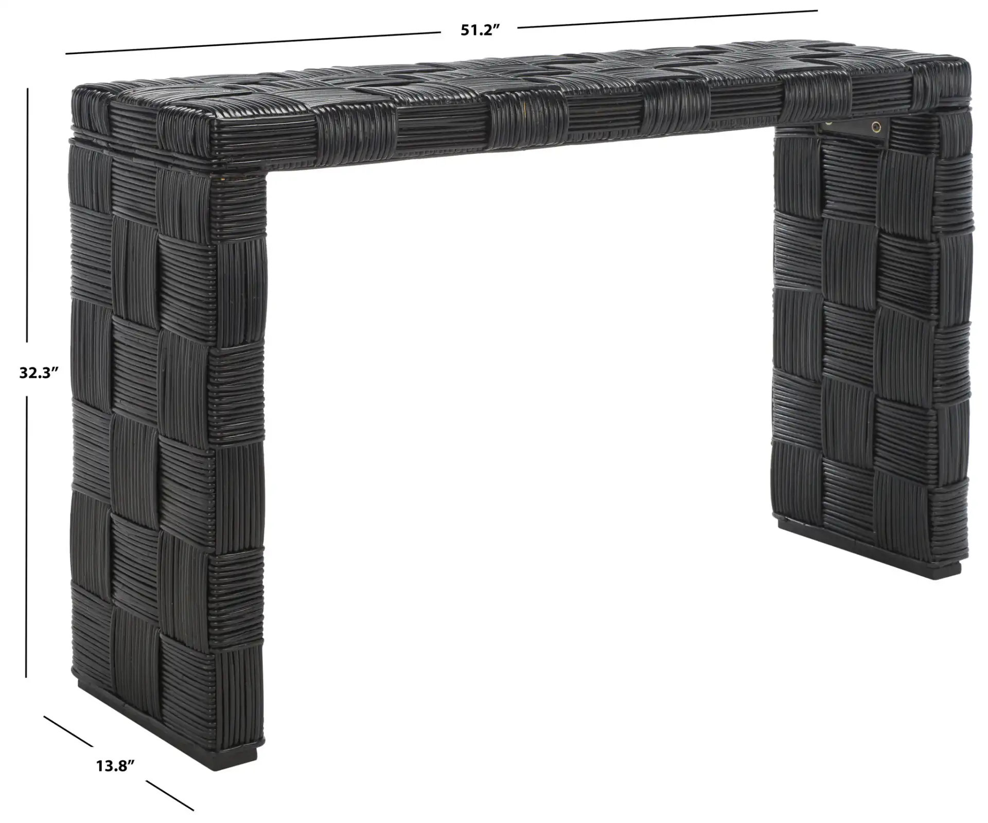 Adkin Console in Black, detail view