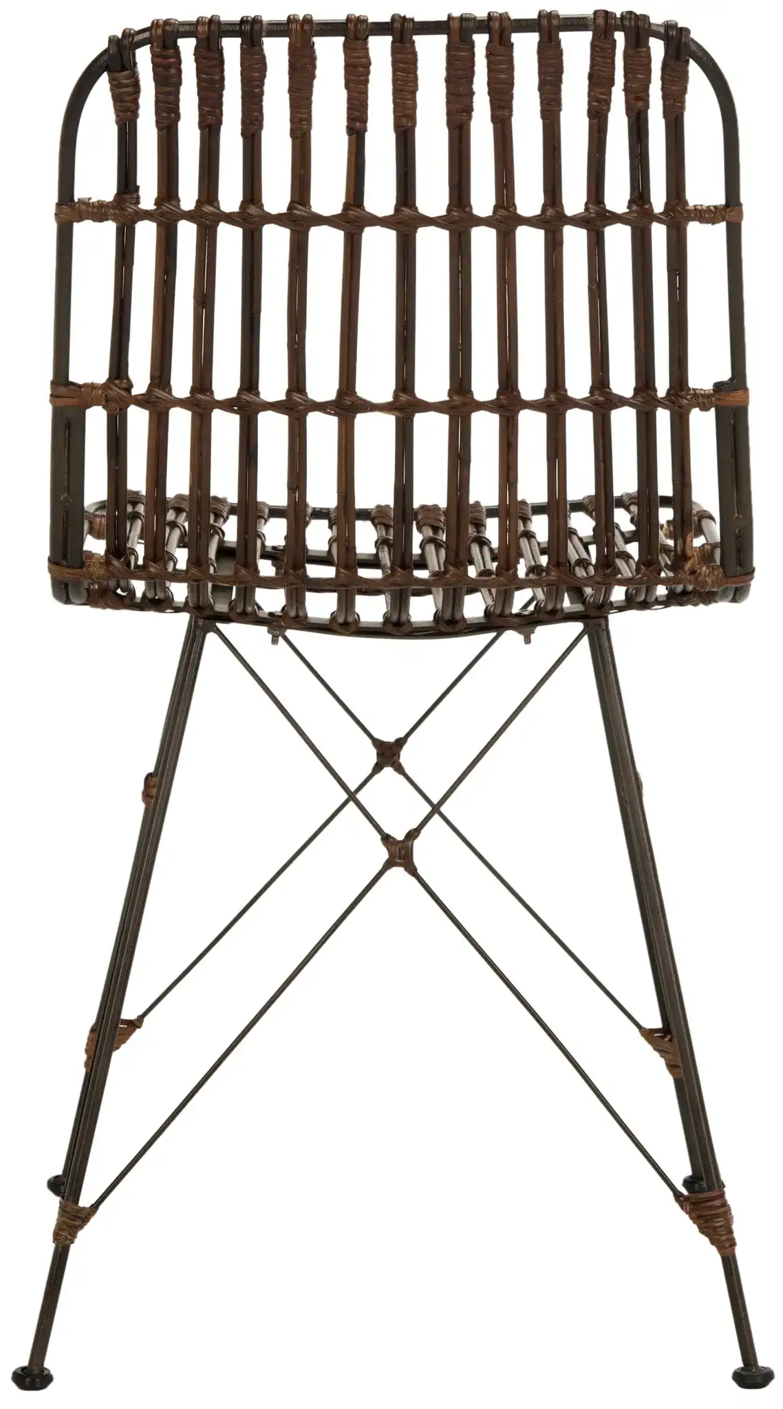Minerva Dining Chair (Set Of 2) in Brown / Black, detail view