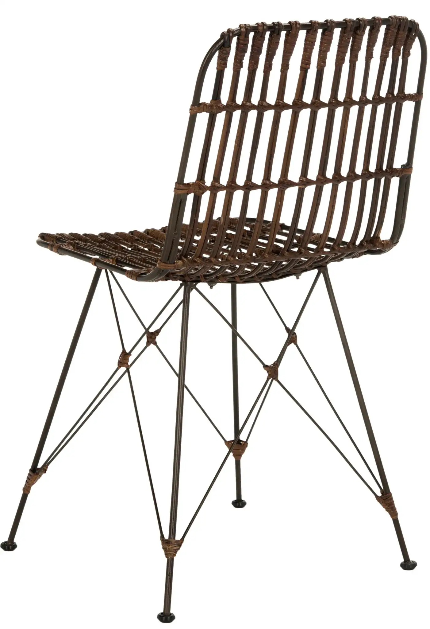 Minerva Dining Chair (Set Of 2) in Brown / Black, detail view