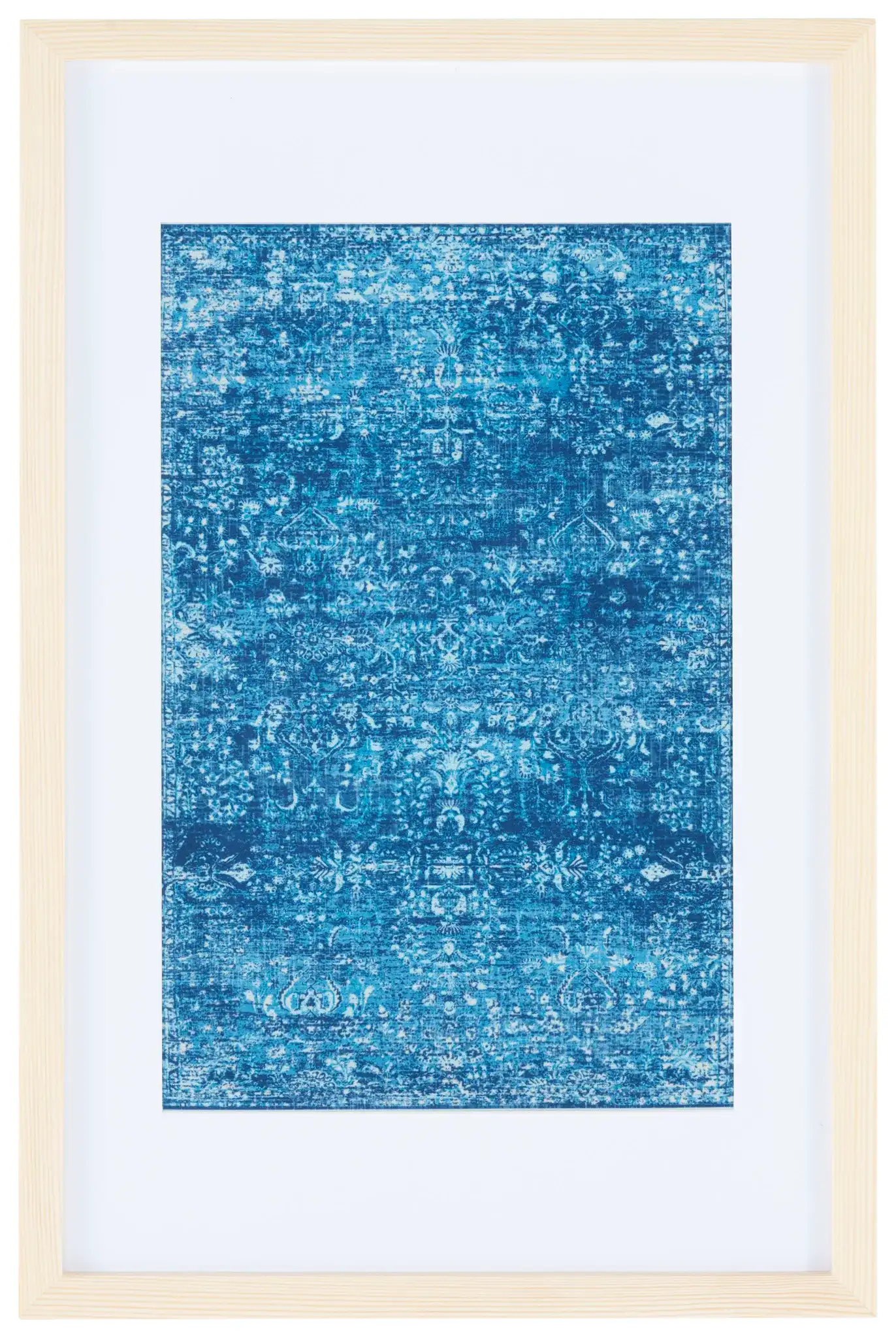 Demitri Framed Textile in Blue