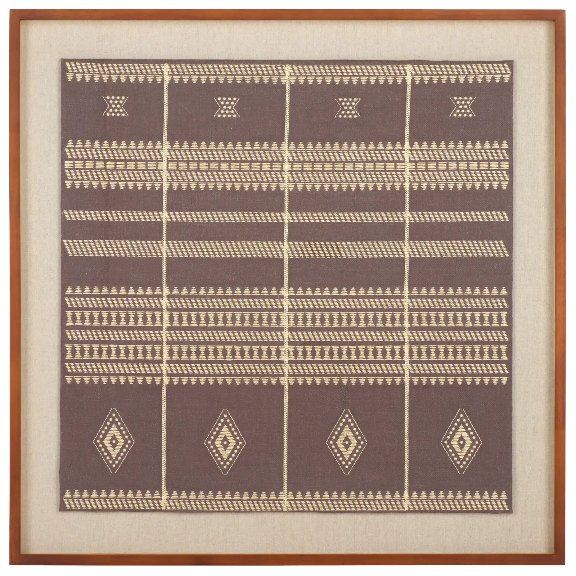Zarra Textile Art in Brown
