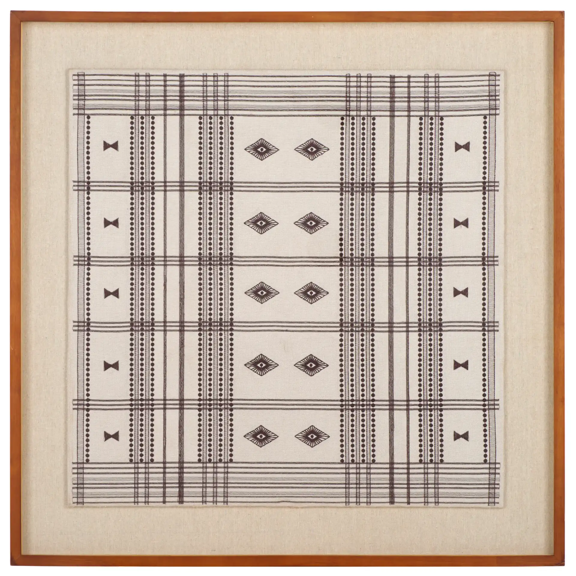 Tarra Textile Art in Brown