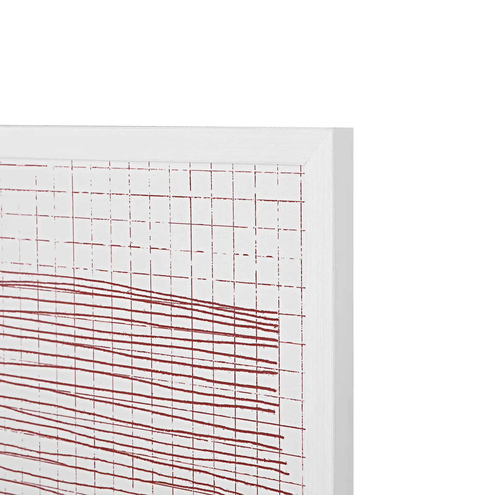 Architect'S Daydream 16X16"Wla in Red / Ivory in a styled room