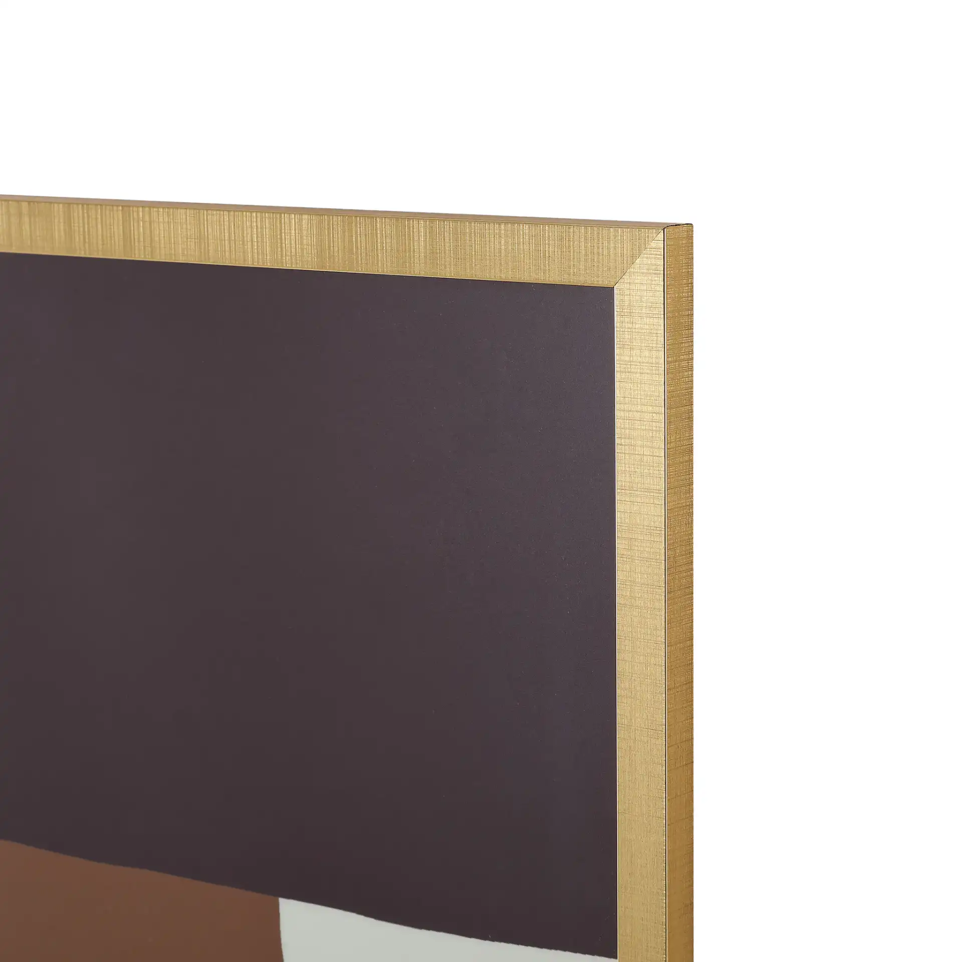 Java Compilation 24X30" Wla in Salmon / Golden Brown in a styled room