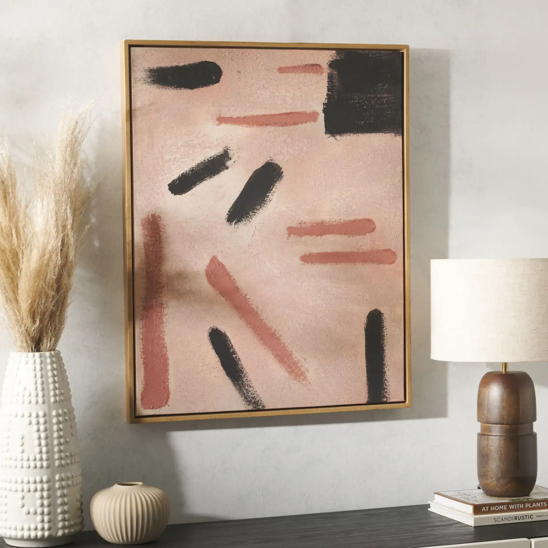 Terracotta Impressions in Multicolor in a styled room