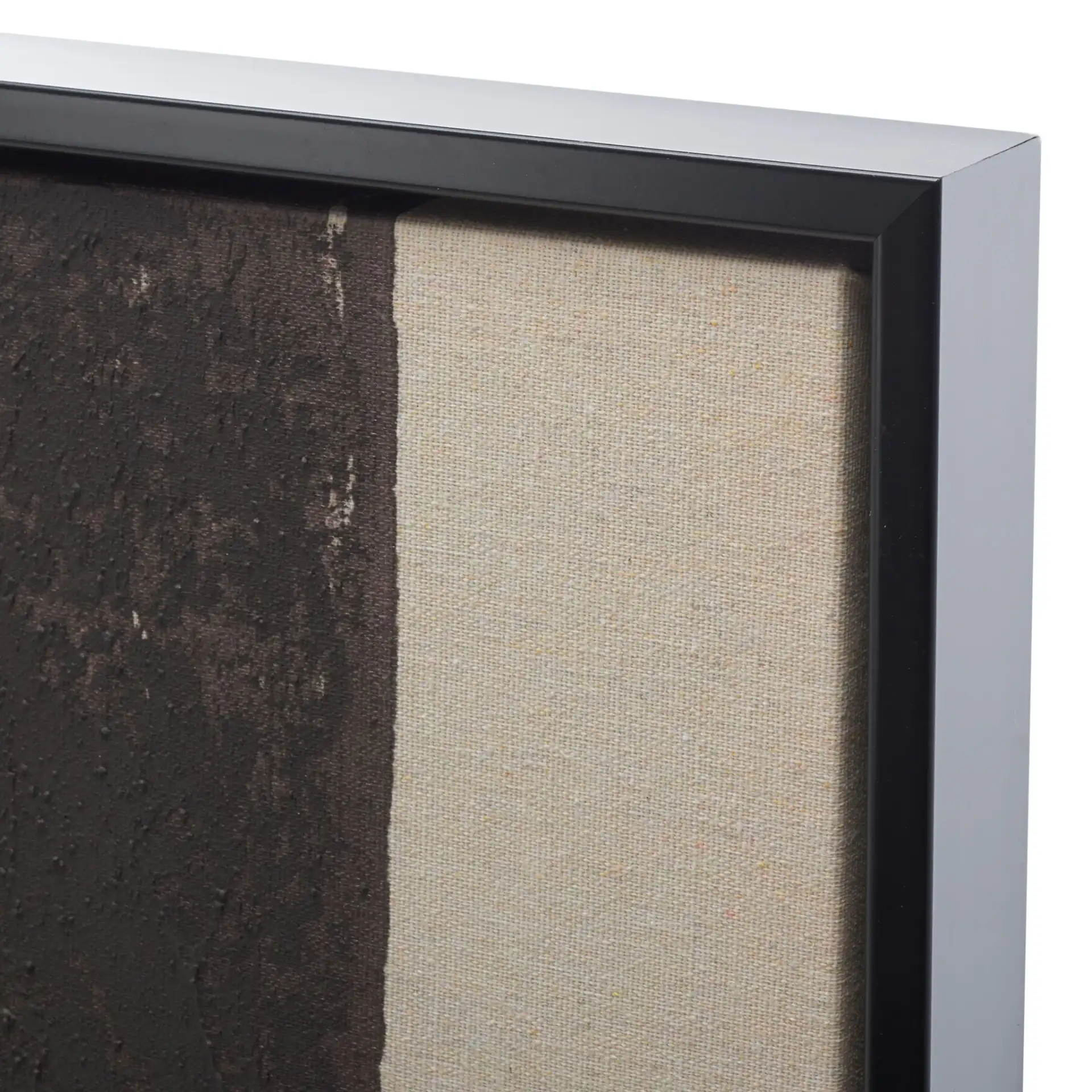 Inky Freeway 24 X 36 Wall Art in Taupe / Brown in a styled room