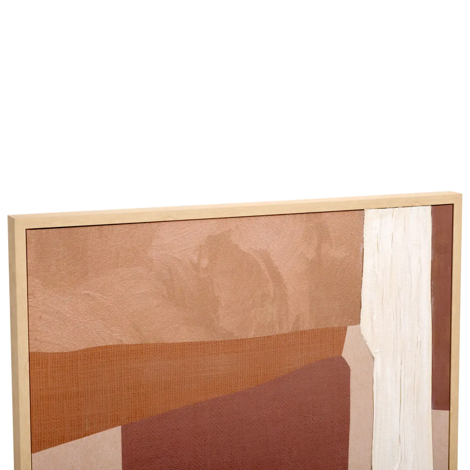 Boardwalk Dunes Art in Brown in a styled room